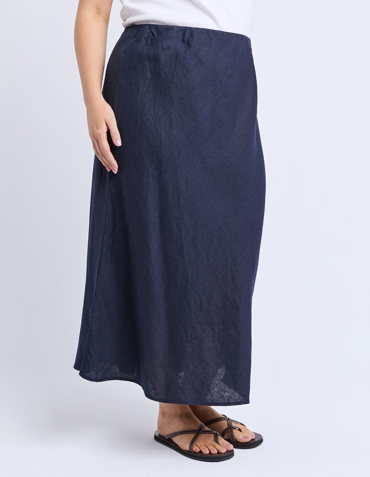 Eleni Skirt Dark Sapphire