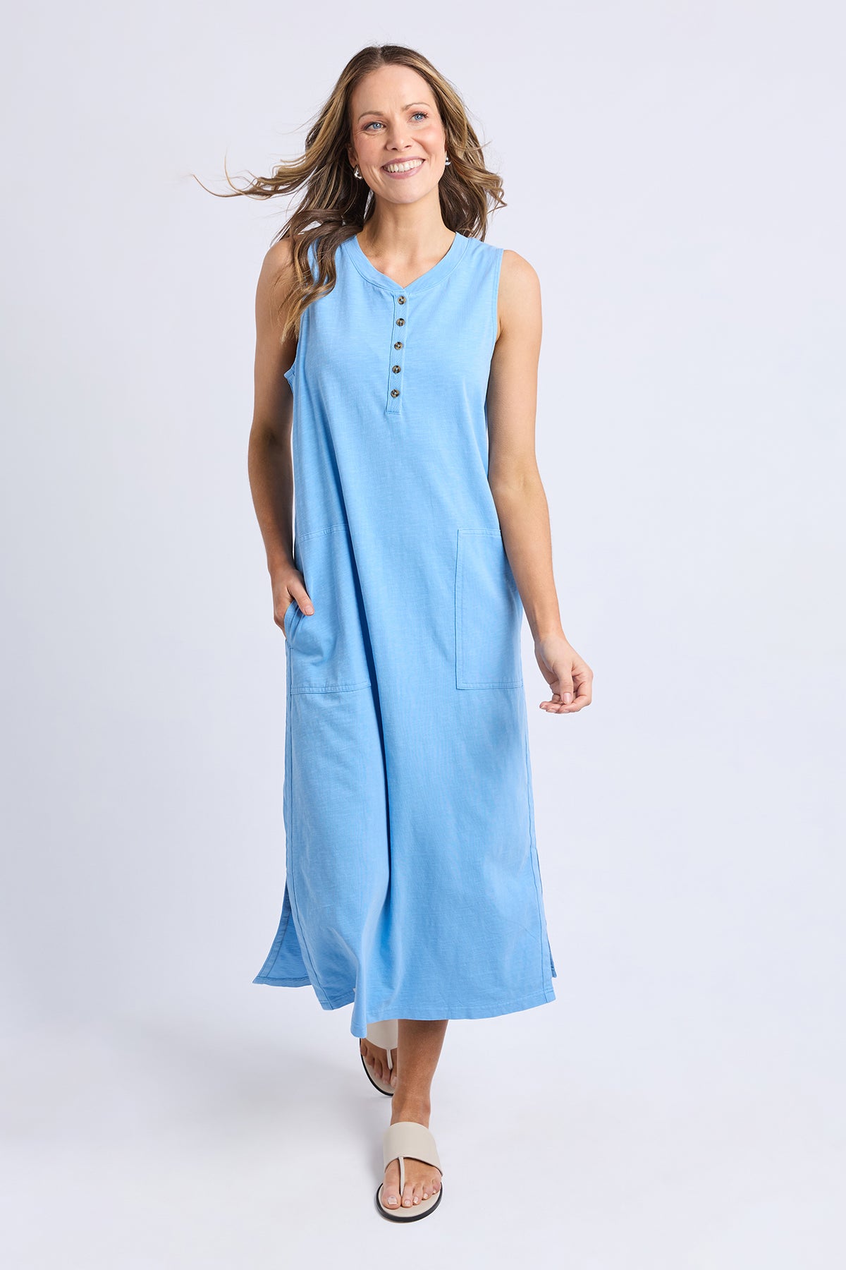 Elysian Dress Azure Blue