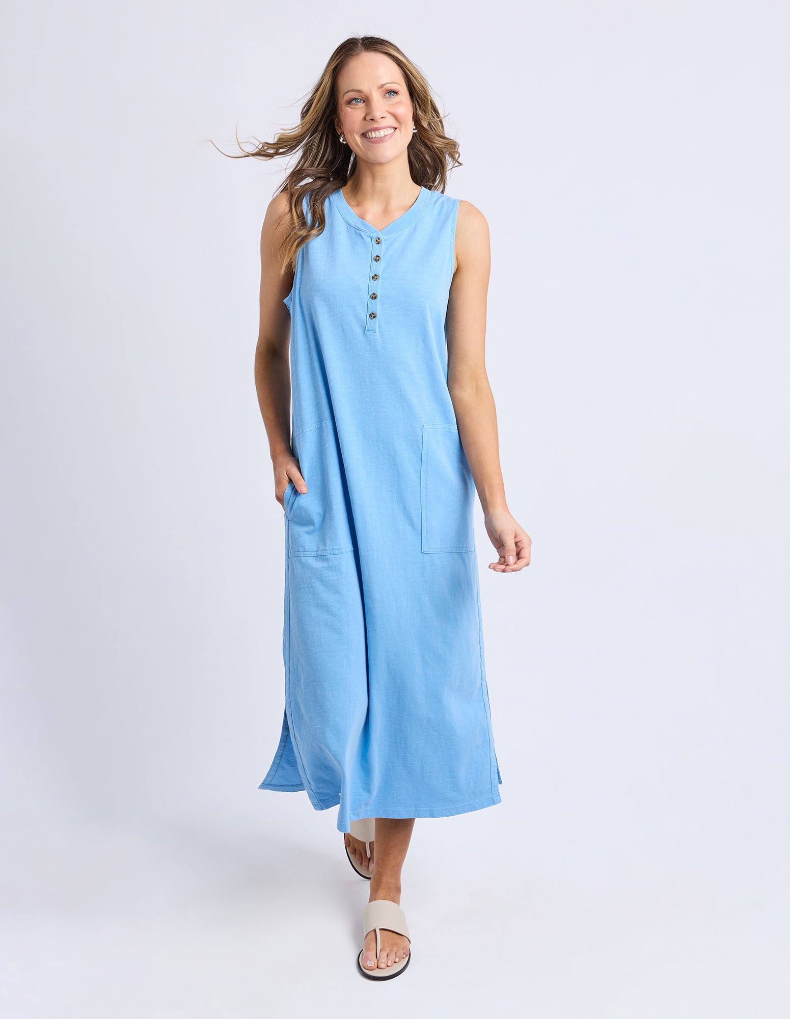 Elysian Dress Azure Blue