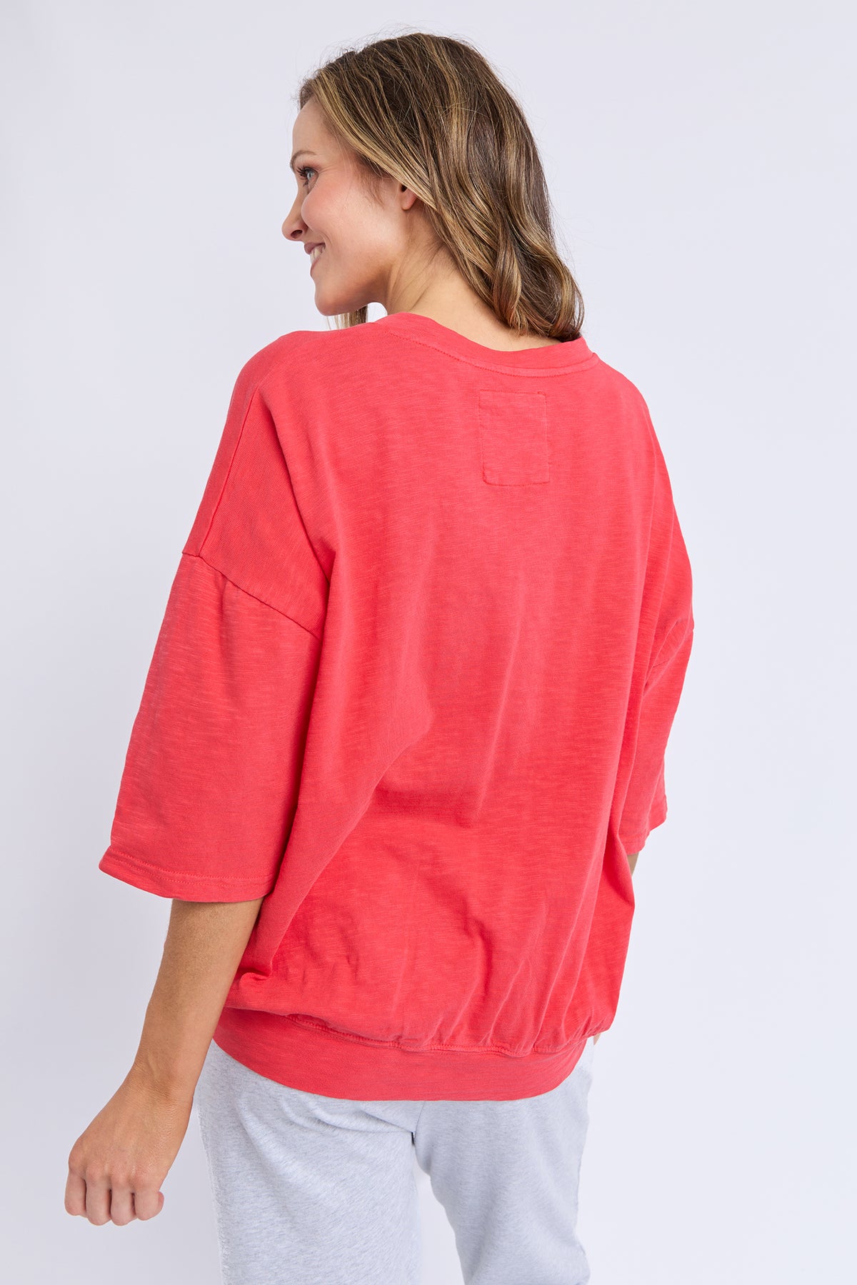 Mazie Vee Neck Cayenne