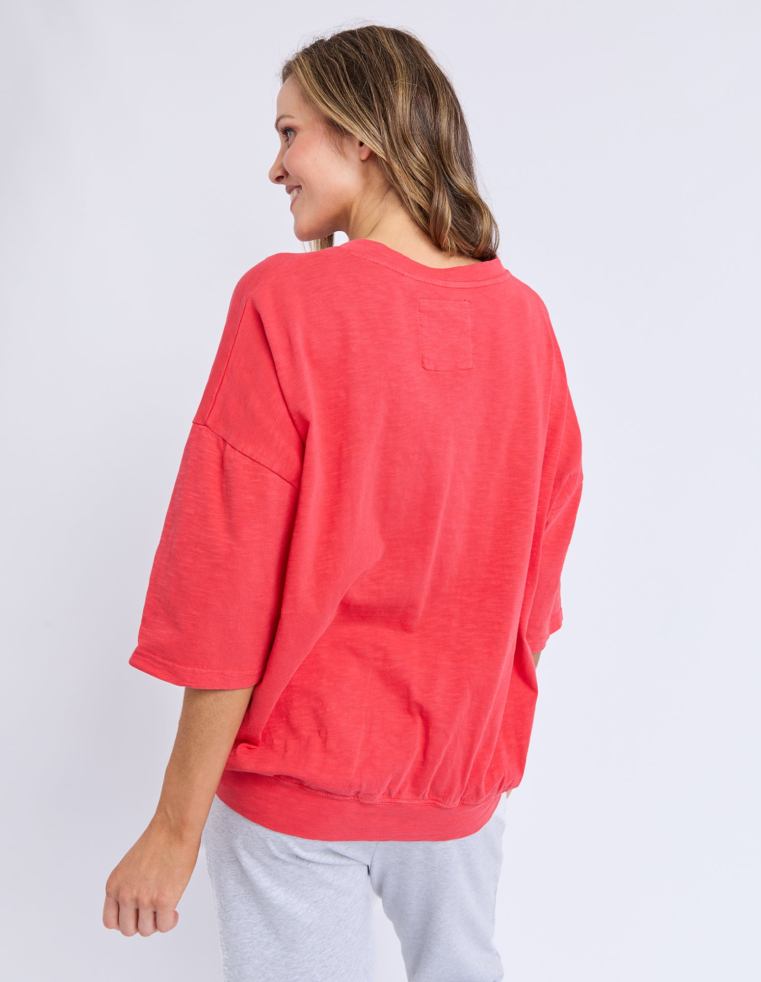 Mazie Vee Neck Cayenne