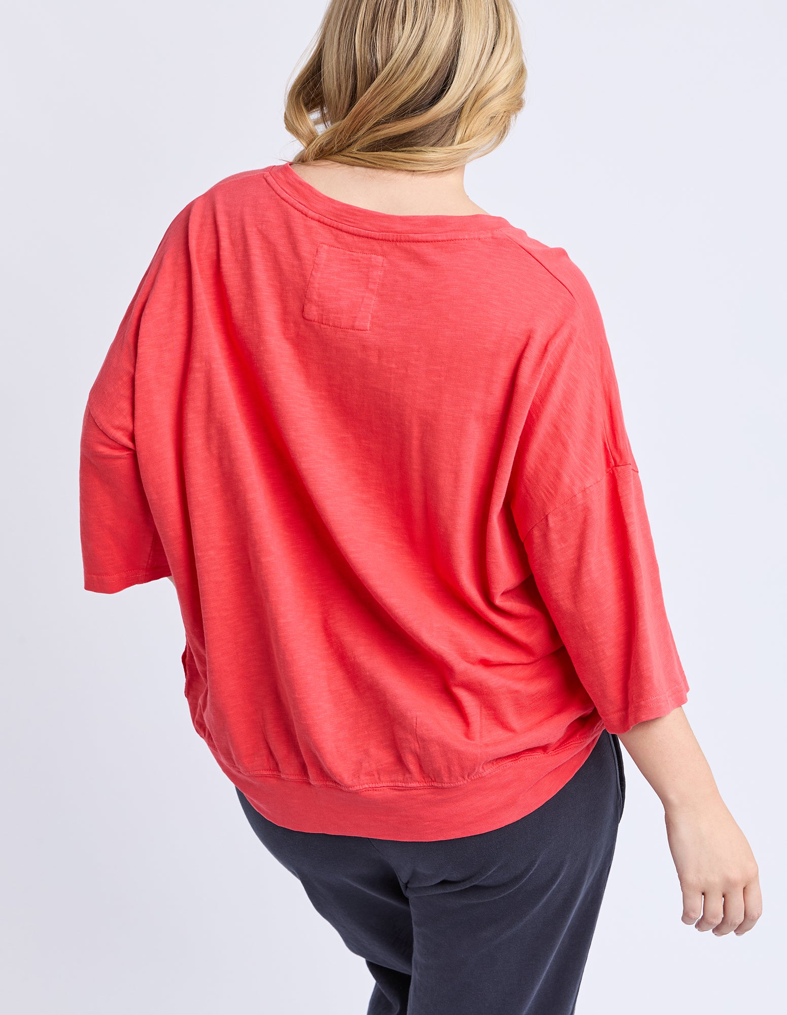 Mazie Vee Neck Cayenne