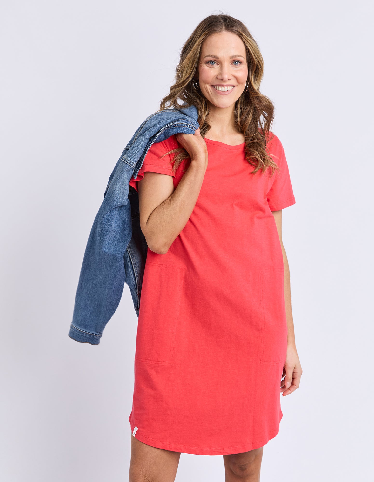 Aiden S/S Dress Cayenne