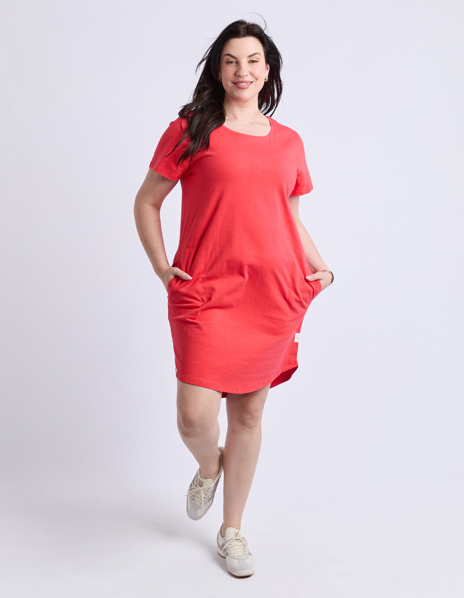 Aiden S/S Dress Cayenne