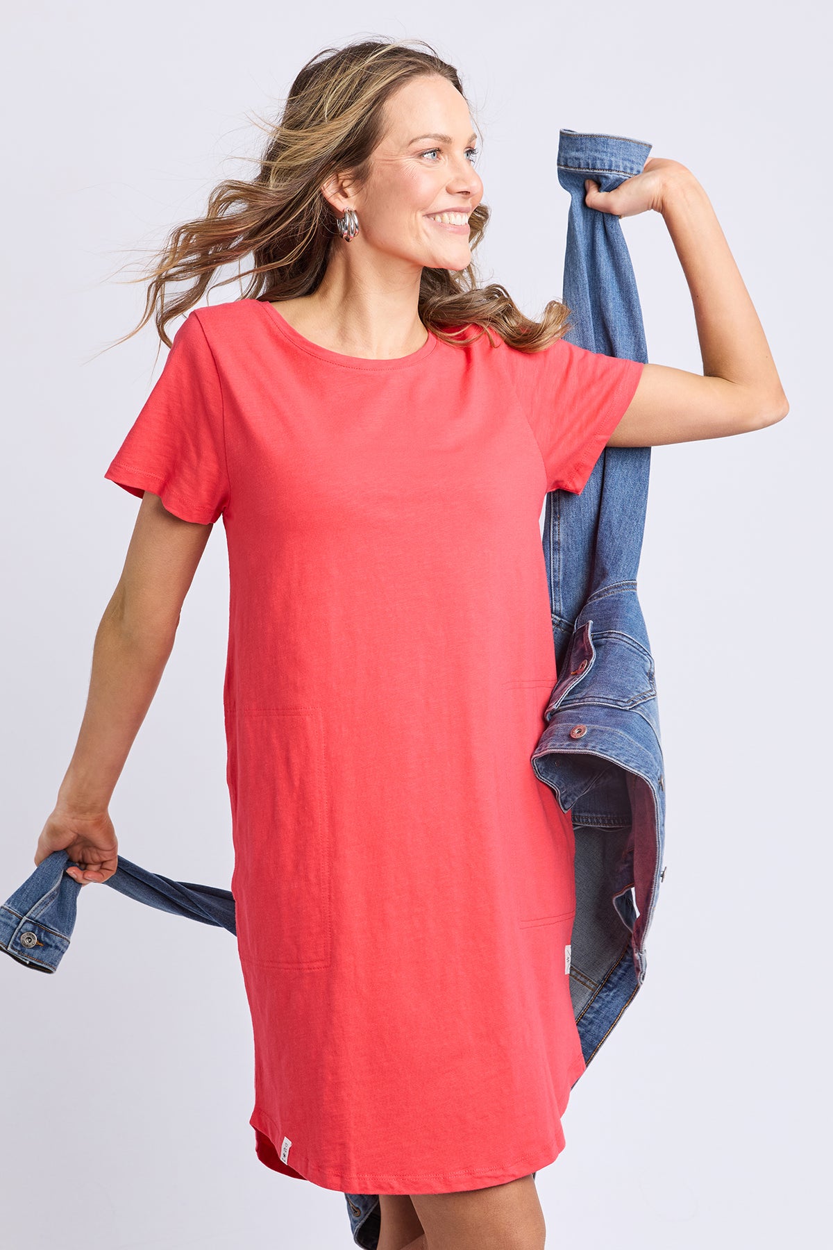 Aiden S/S Dress Cayenne