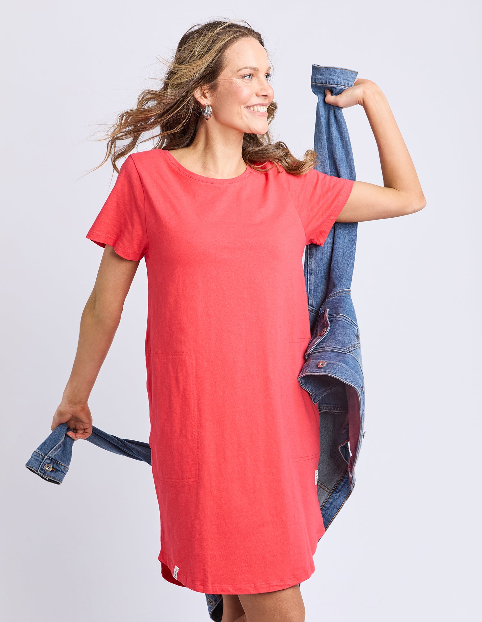 Aiden S/S Dress Cayenne