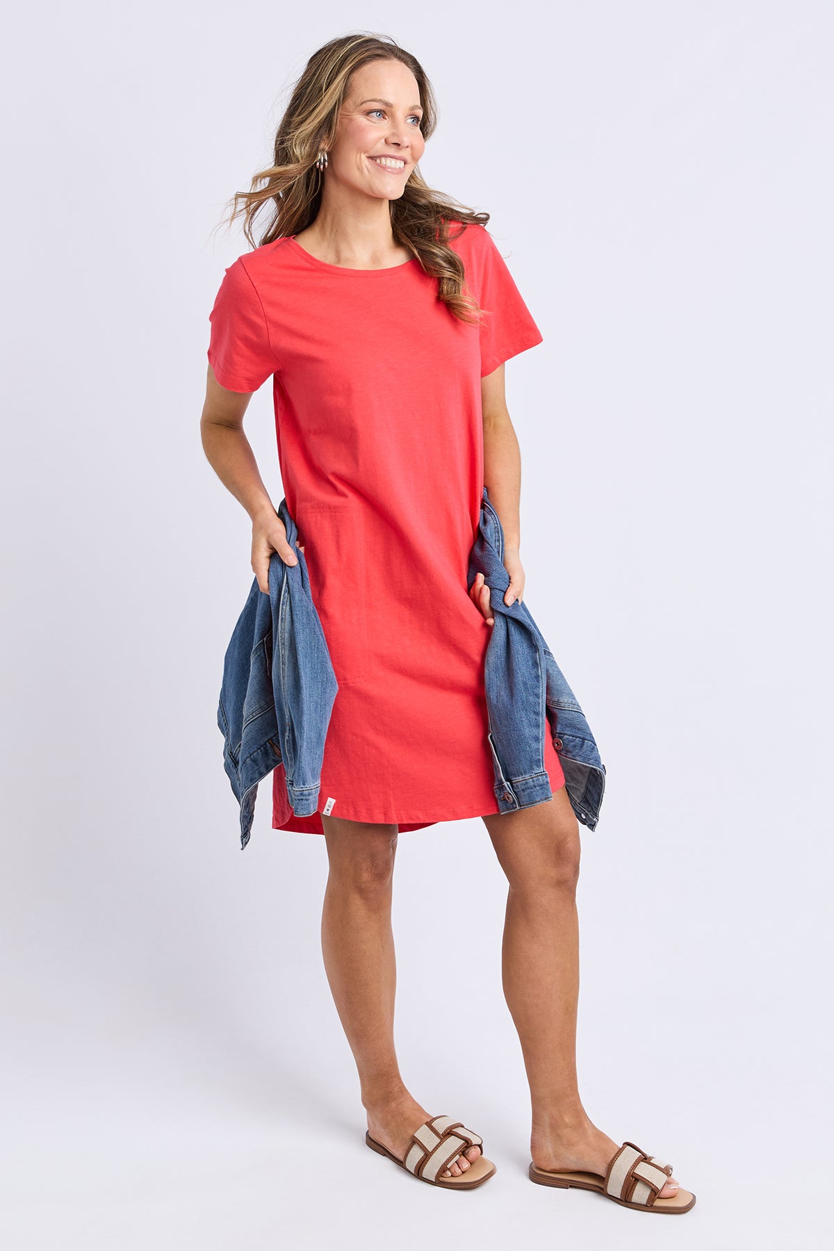 Aiden S/S Dress Cayenne