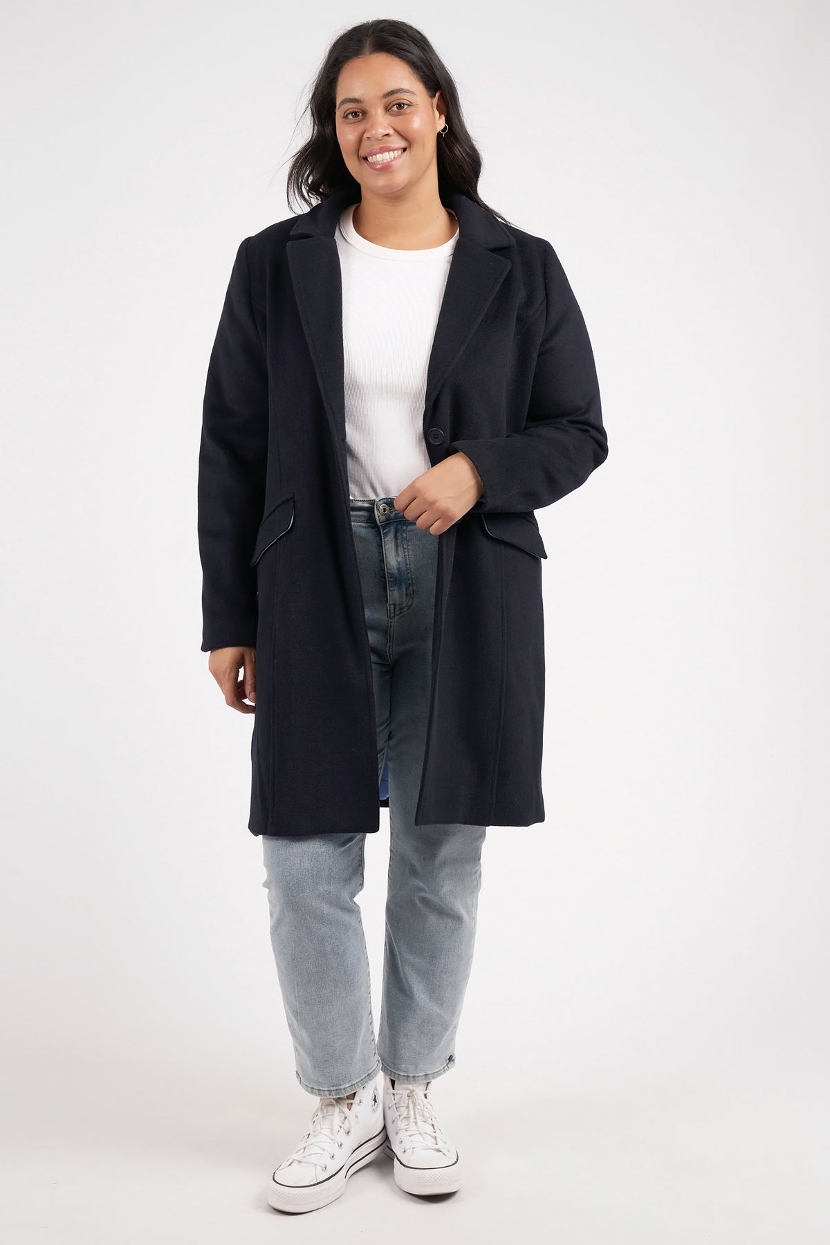 Tamsin Coat Dark Sapphire