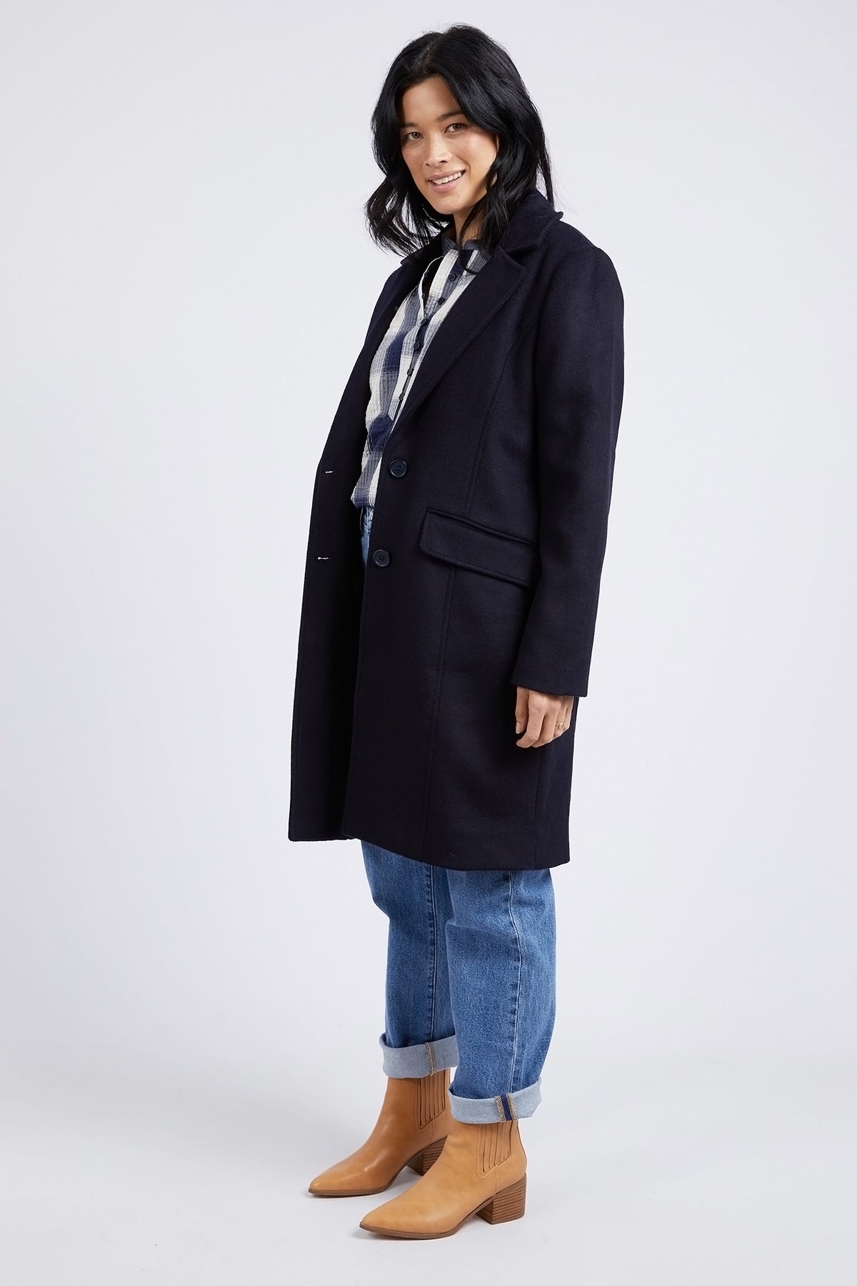 Tamsin Coat Dark Sapphire