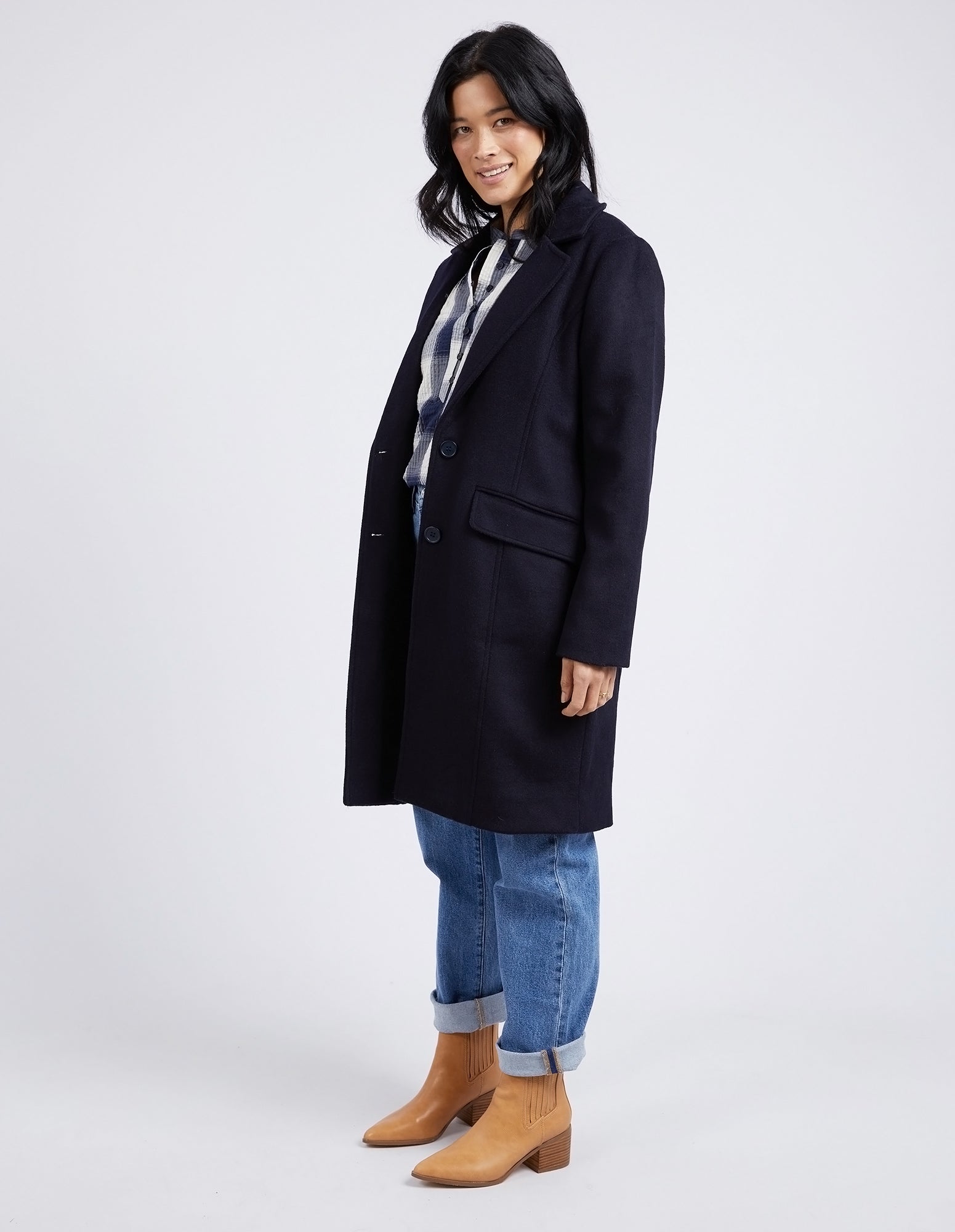 Tamsin Coat Dark Sapphire