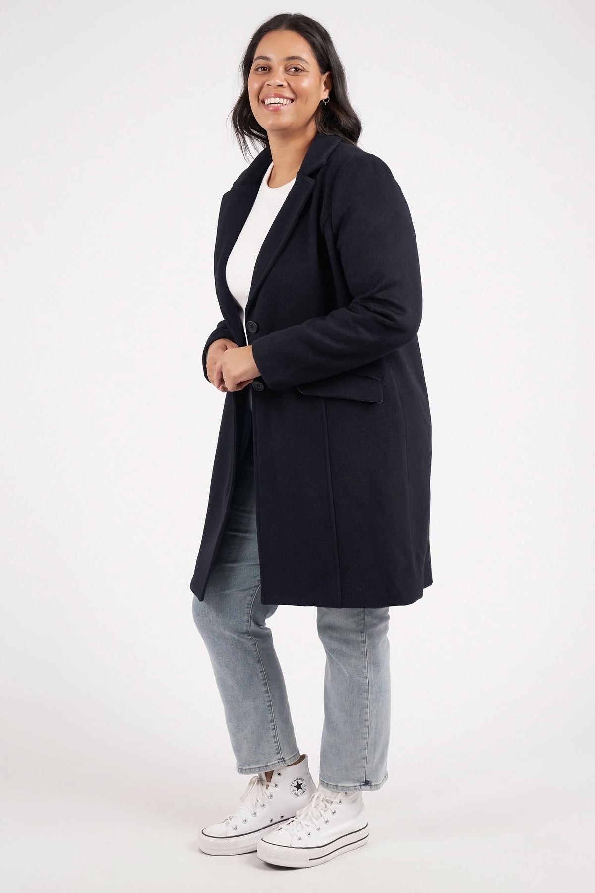 Tamsin Coat Dark Sapphire