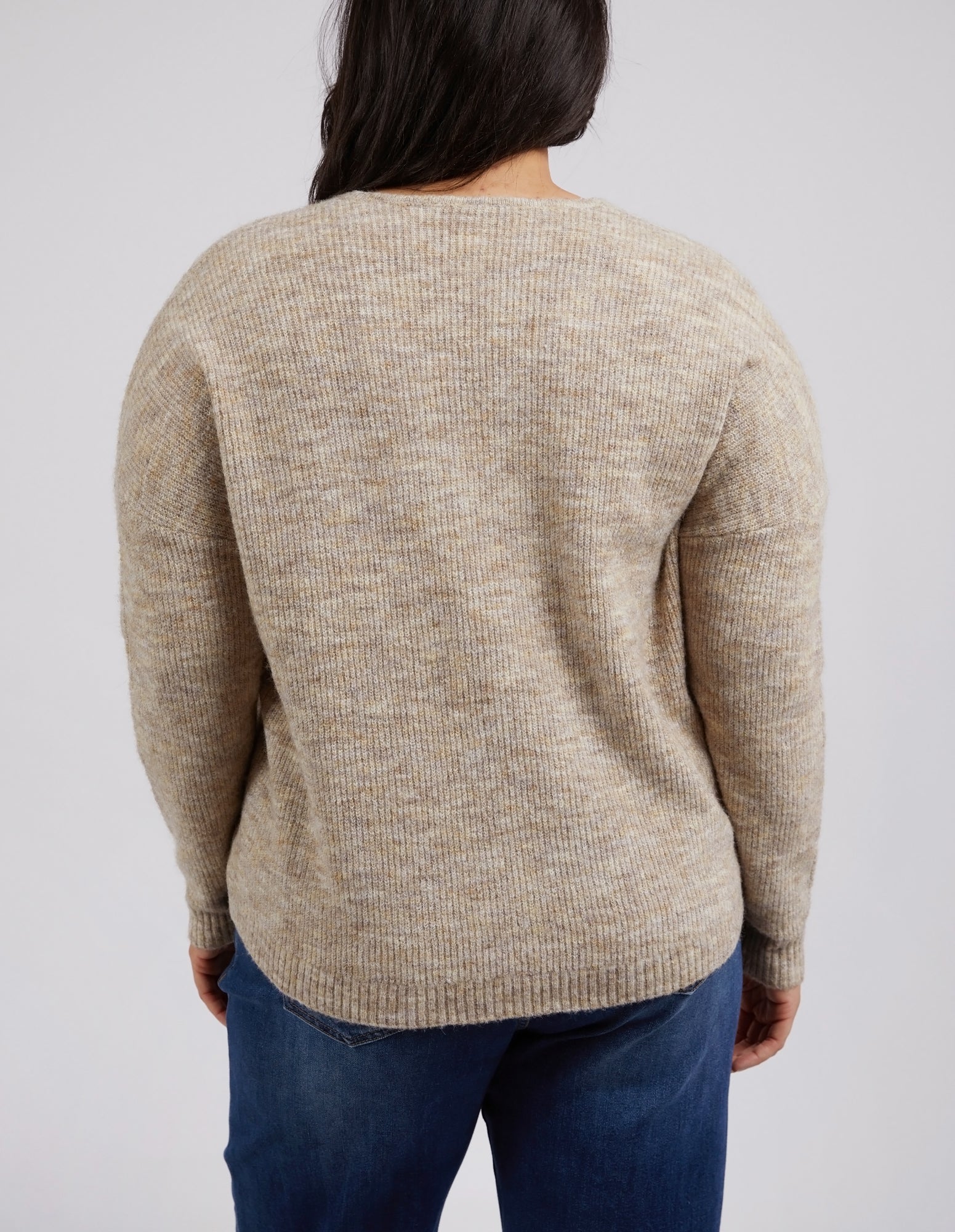 Verity V Neck Knit Oatmeal