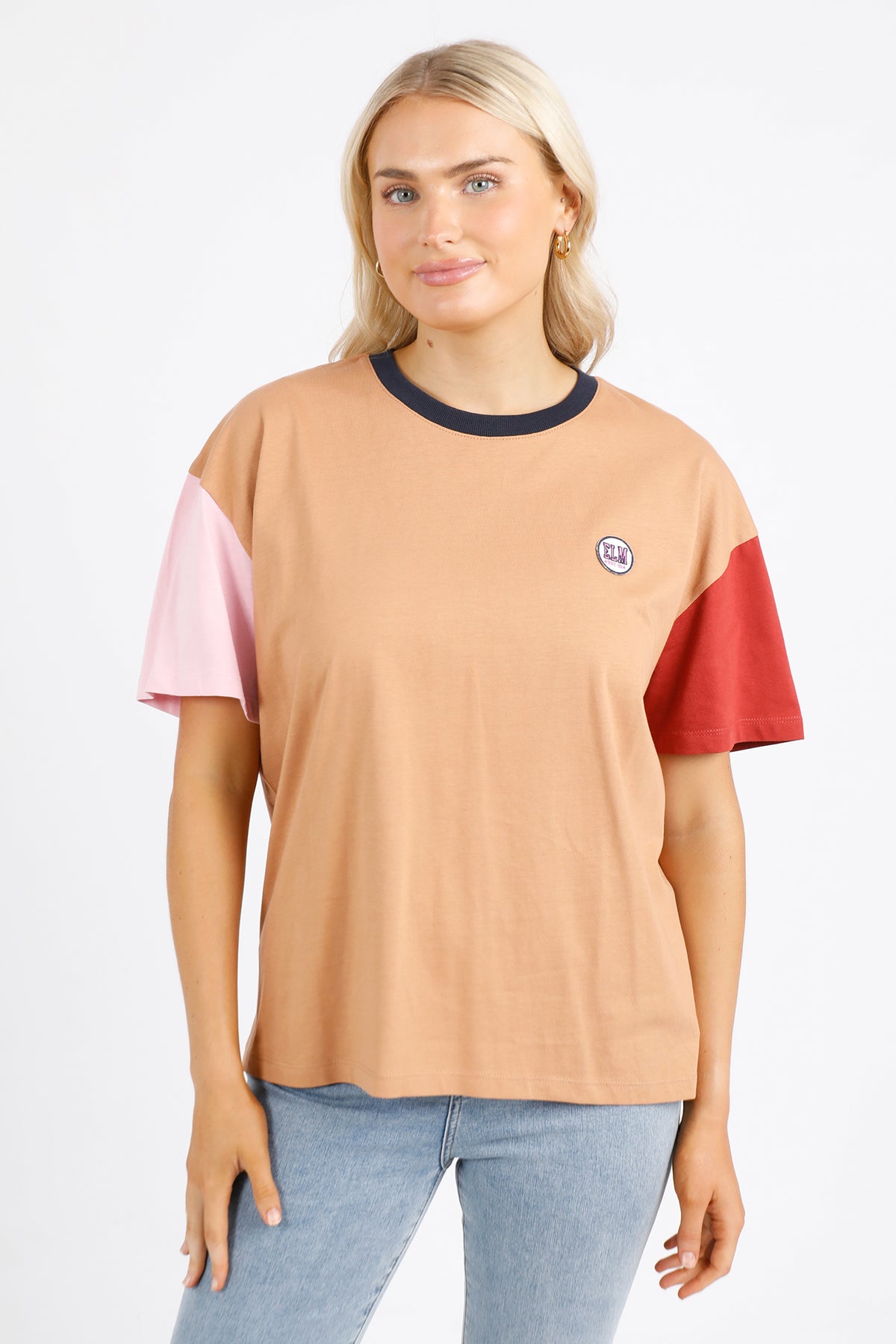 Block It Tee Butterscotch