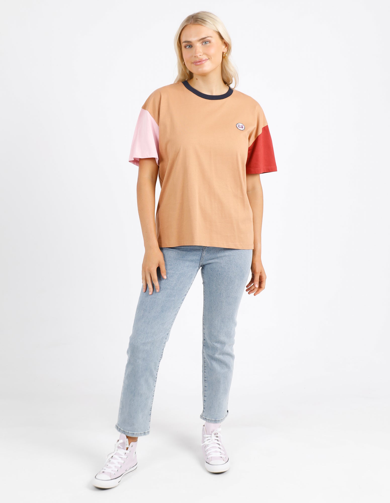 Block It Tee Butterscotch