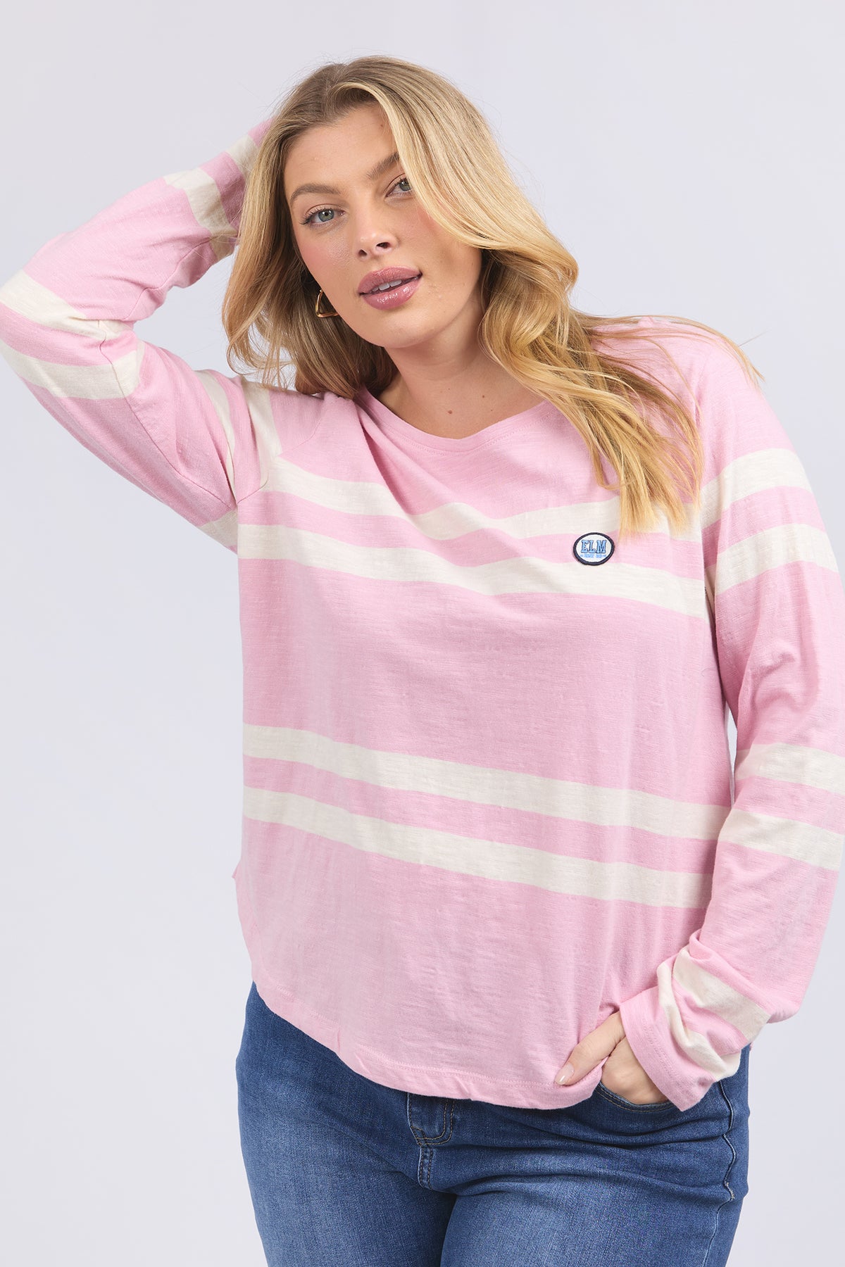 Allegra Long Sleeve Tee Soft Pink