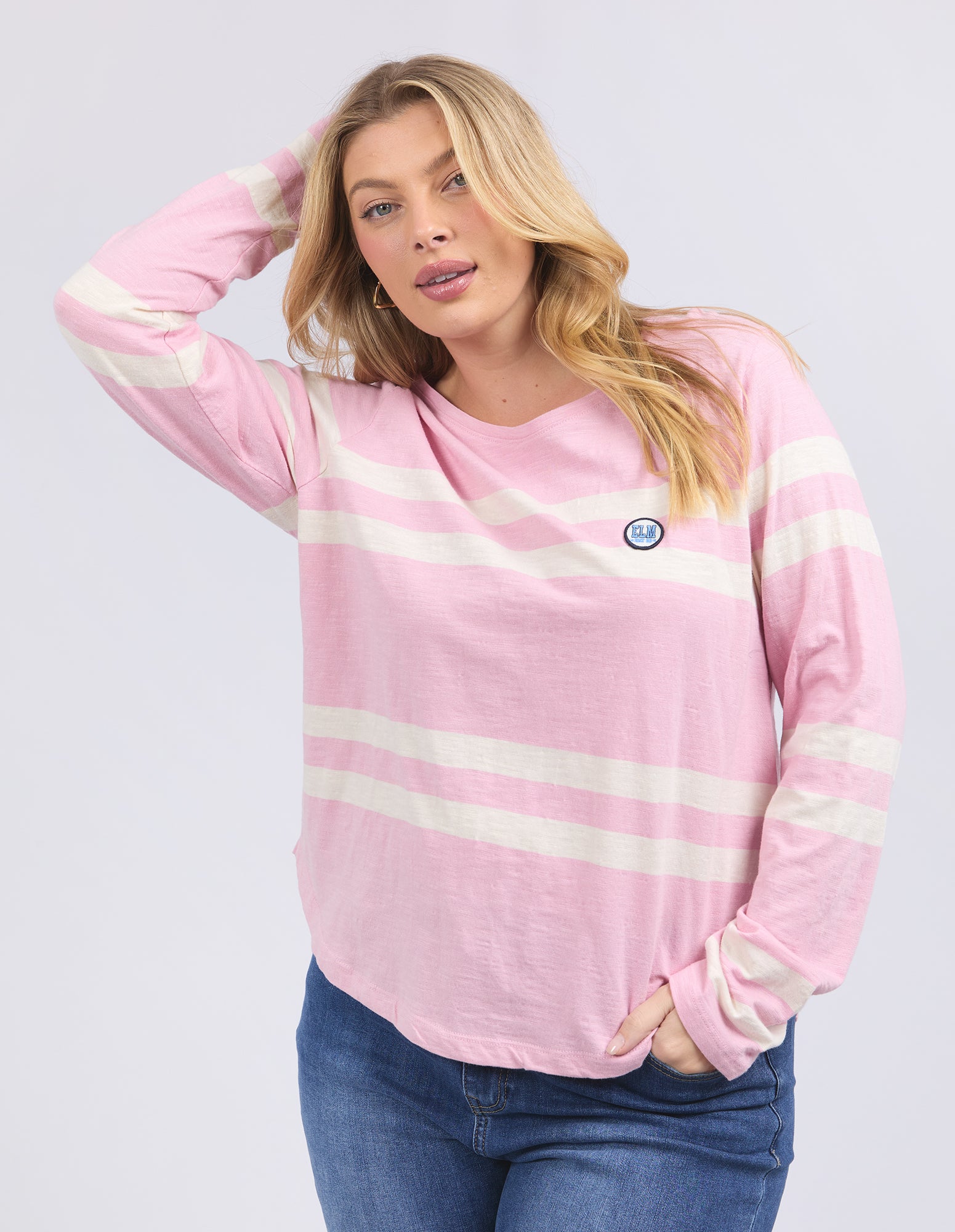 Allegra Long Sleeve Tee Soft Pink