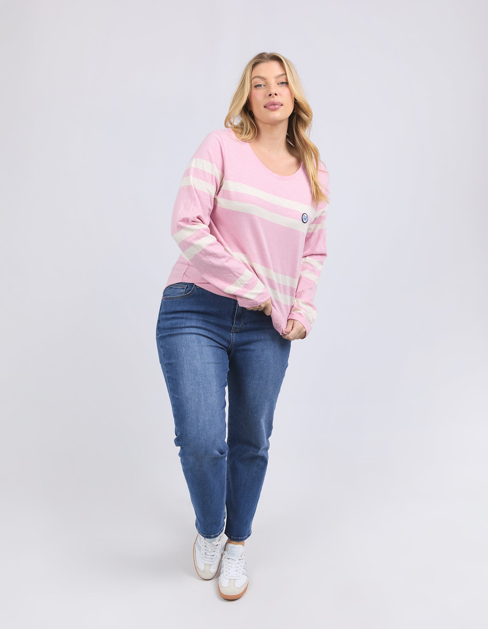 Allegra Long Sleeve Tee Soft Pink