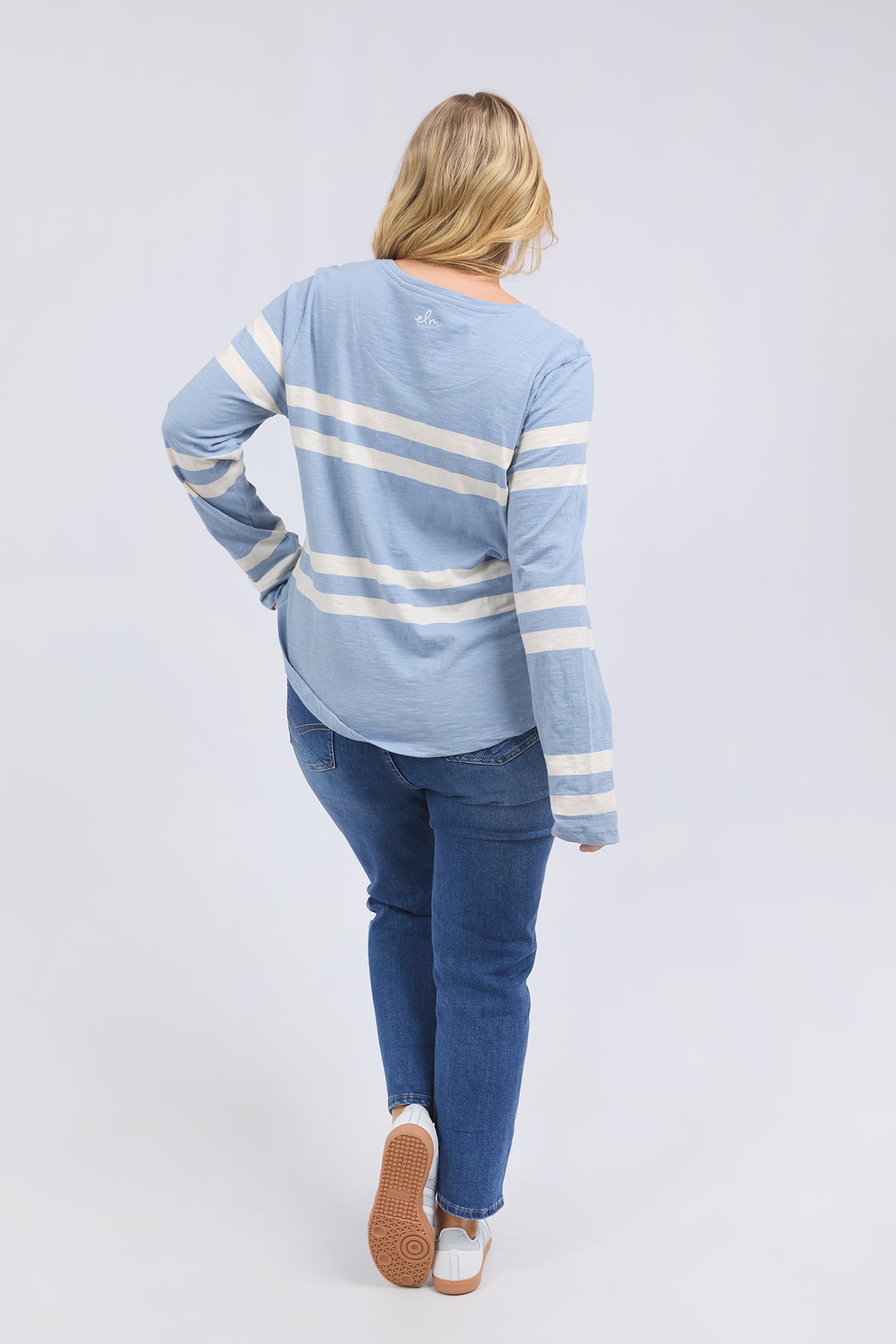 Allegra Long Sleeve Tee Steel