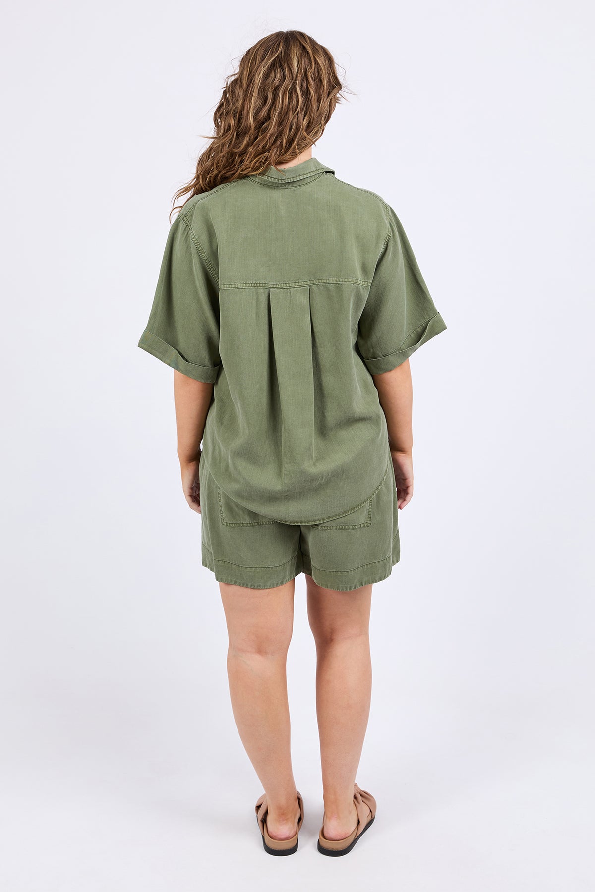 Bliss Washed Shirt Clover