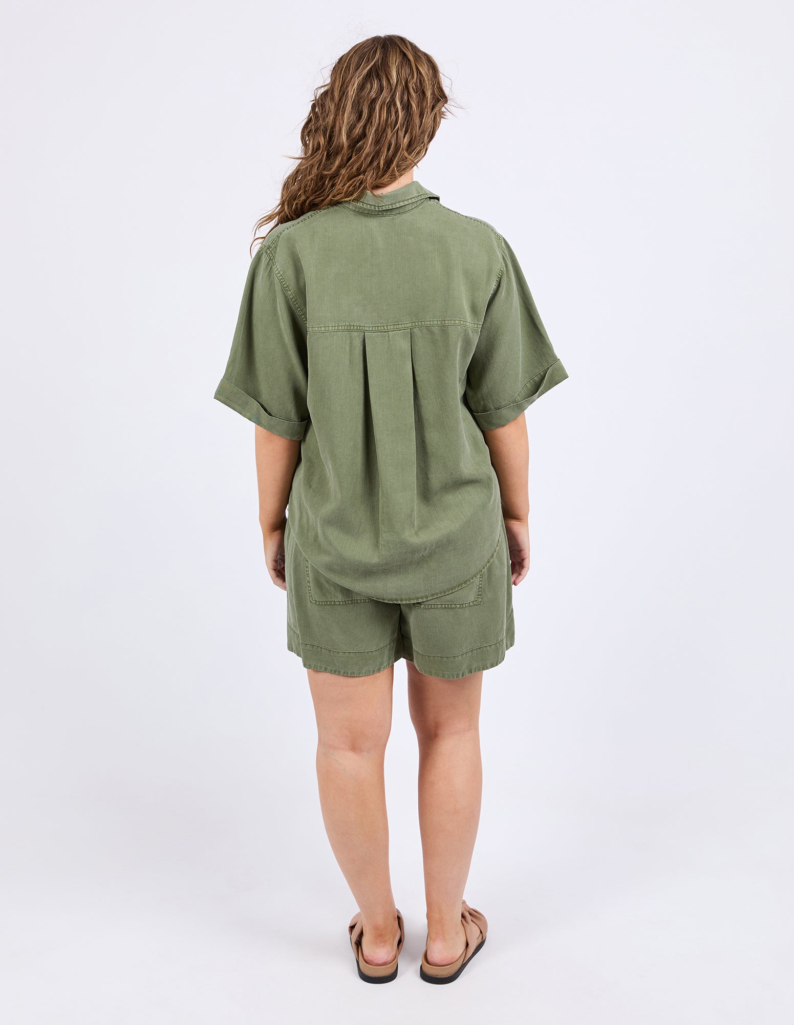 Bliss Washed Shirt Clover