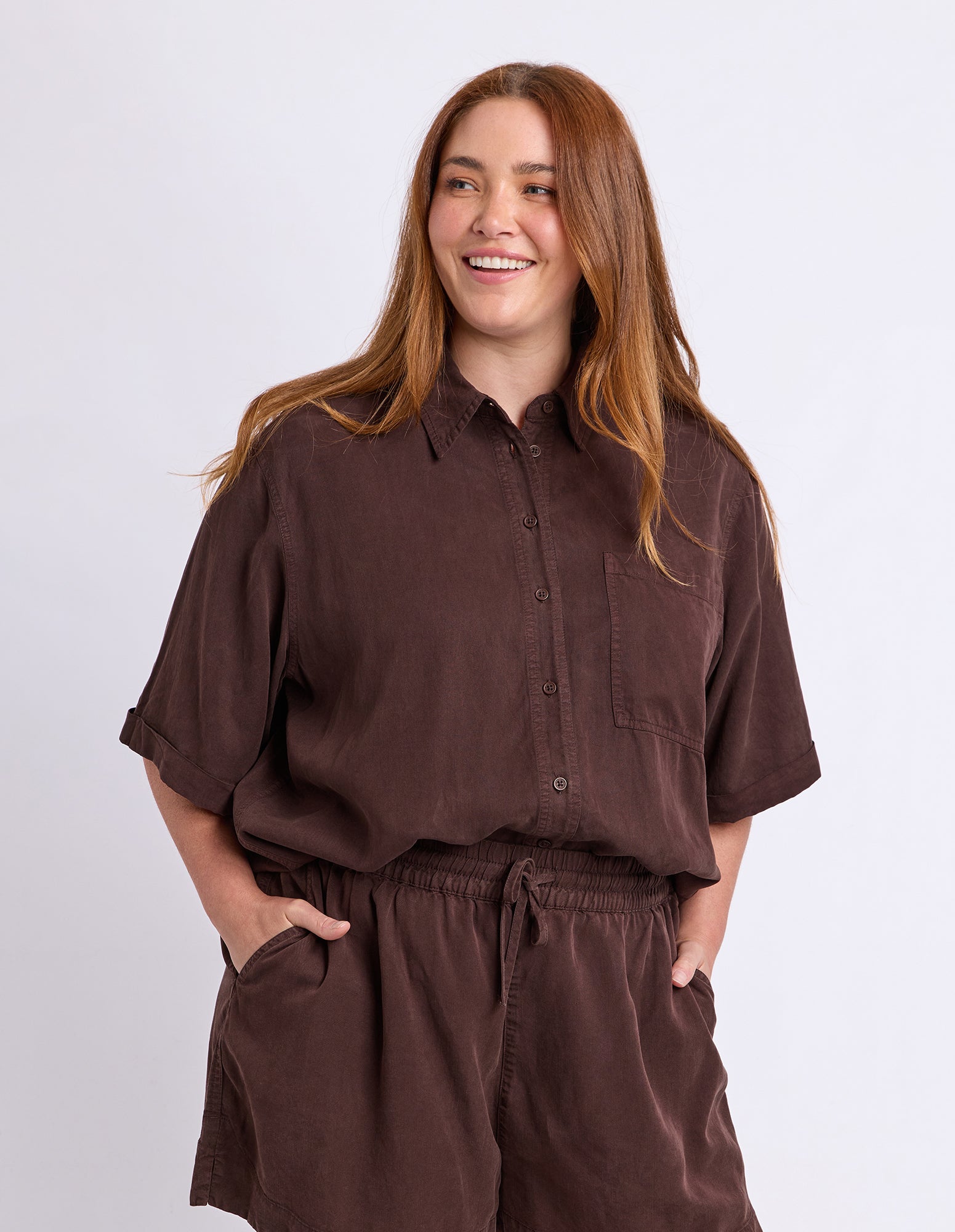 Bliss Washed Short Chocolate