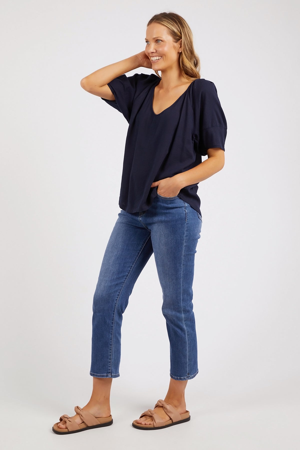 The Grove Top Navy