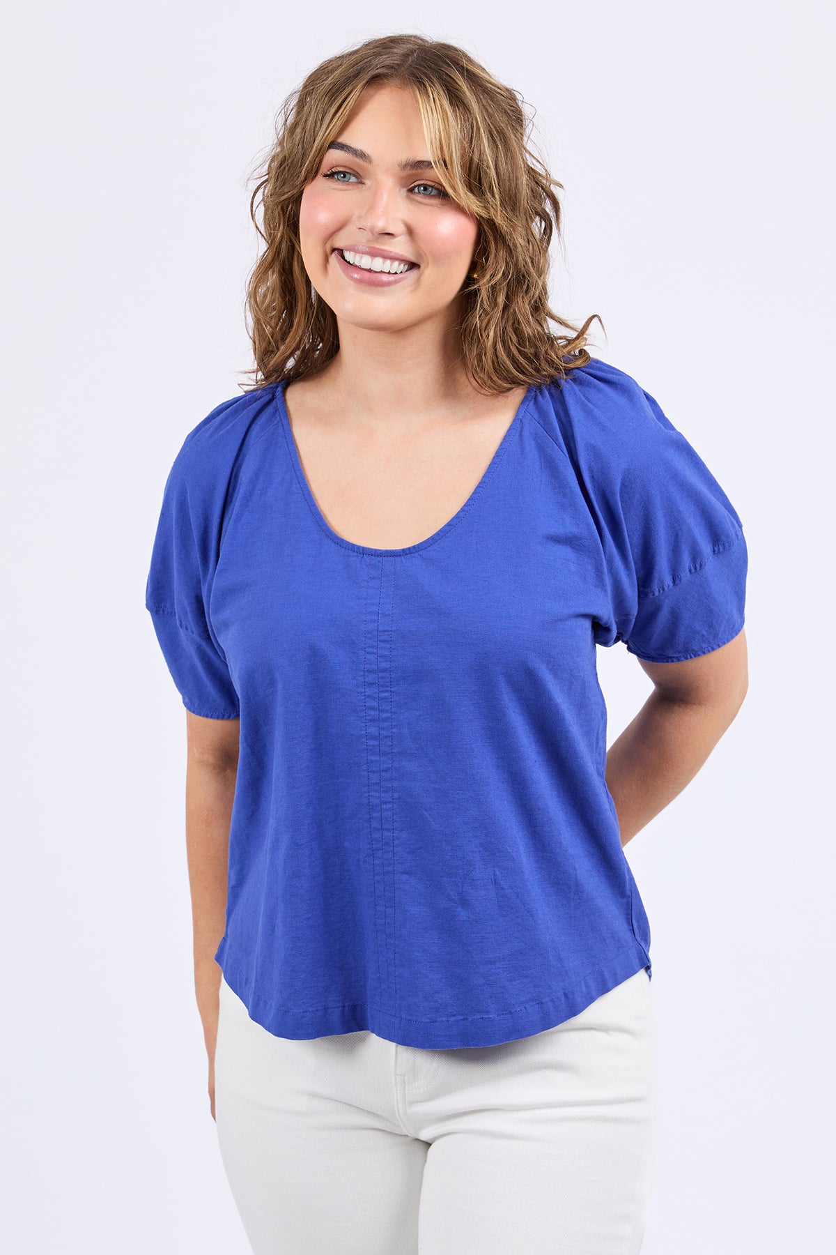 The Grove Top Ocean Blue