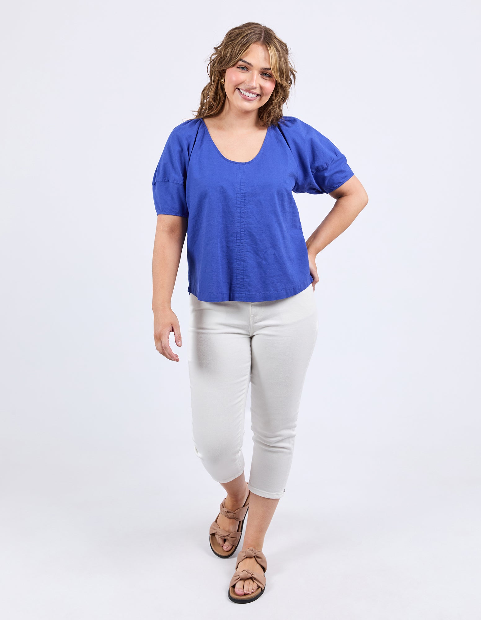 The Grove Top Ocean Blue