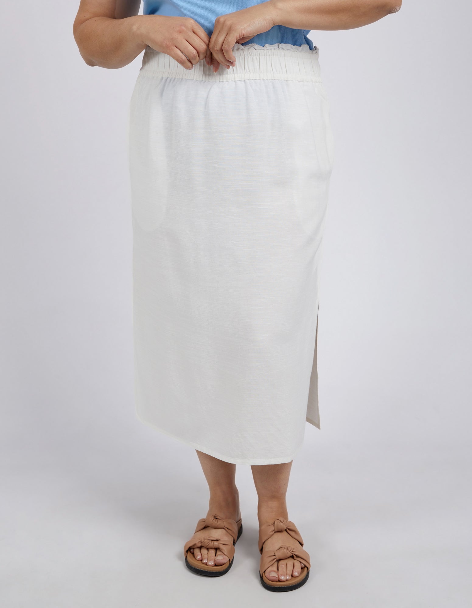Clem Midi Skirt Toasted Coconut