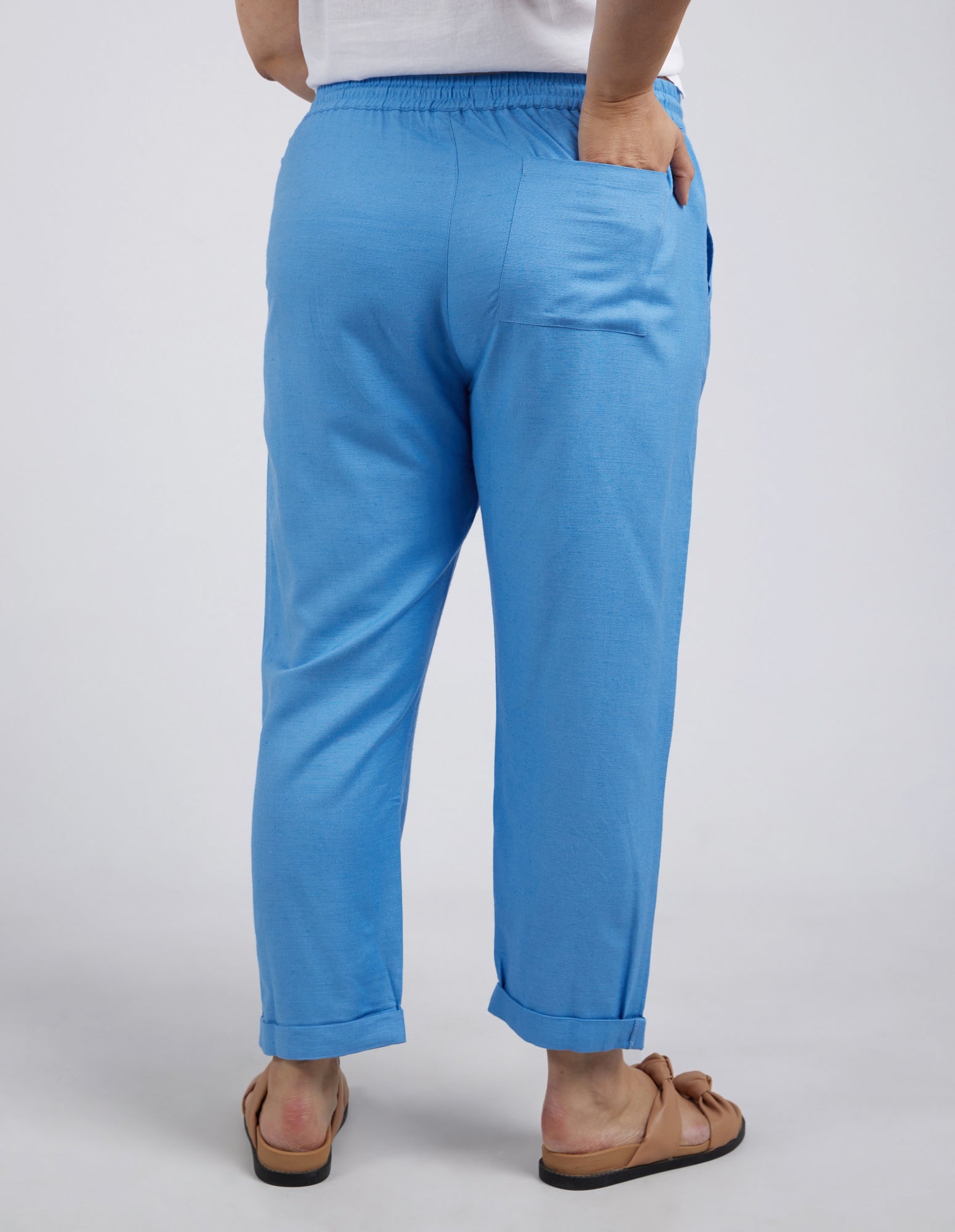 Clem Relaxed Pant Azure Blue