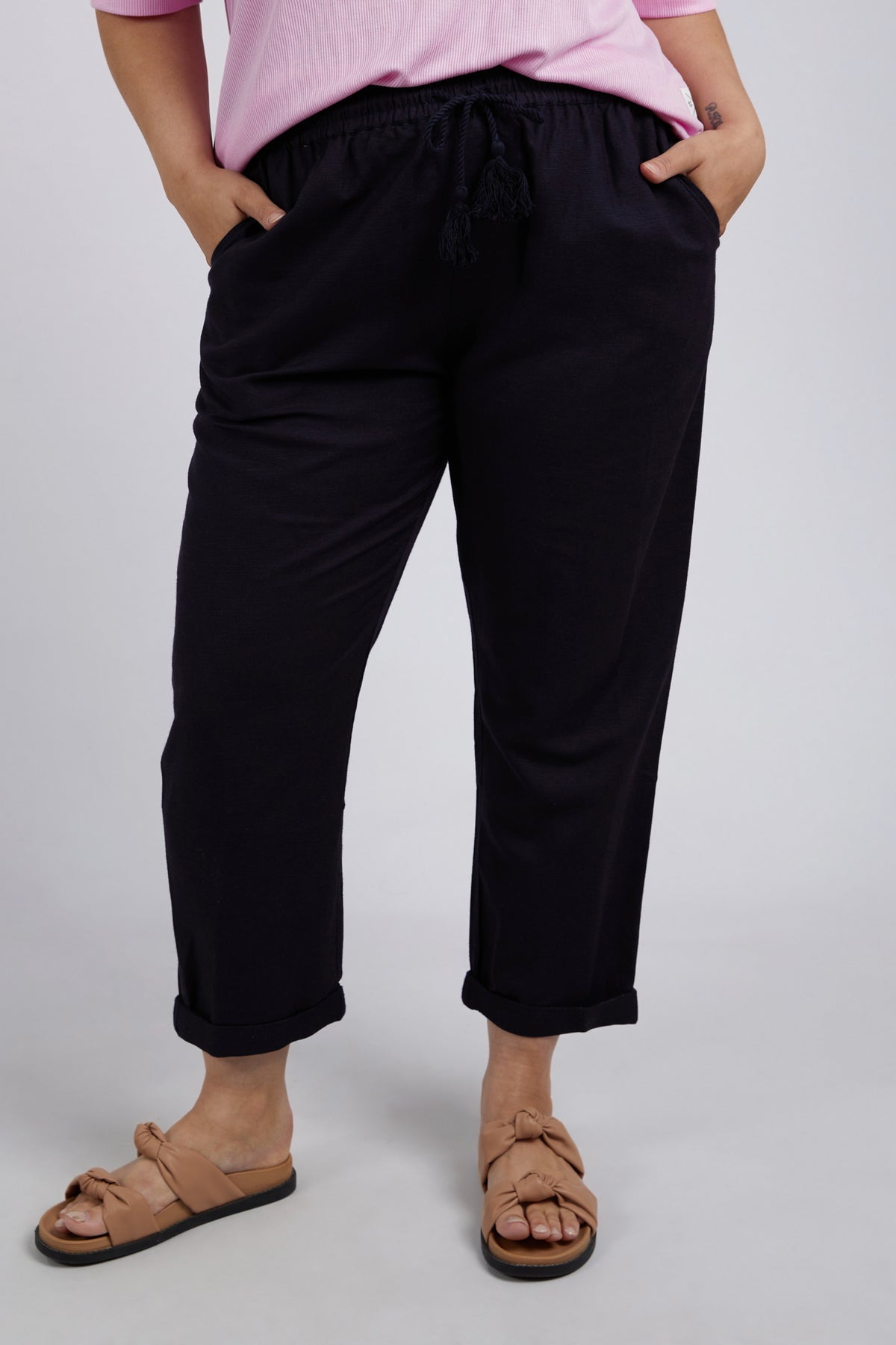 Clem Relaxed Pant Dark Sapphire