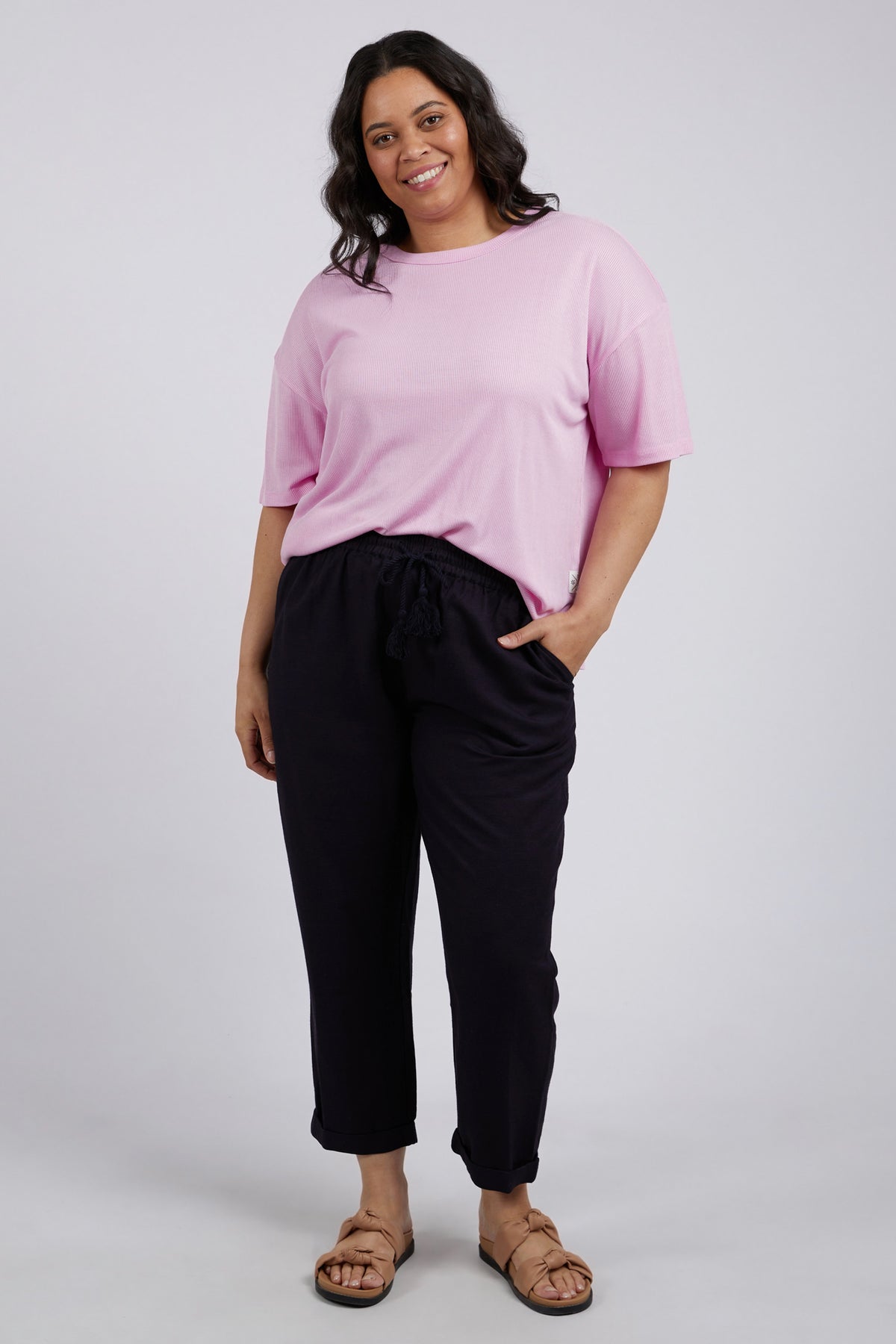 Clem Relaxed Pant Dark Sapphire