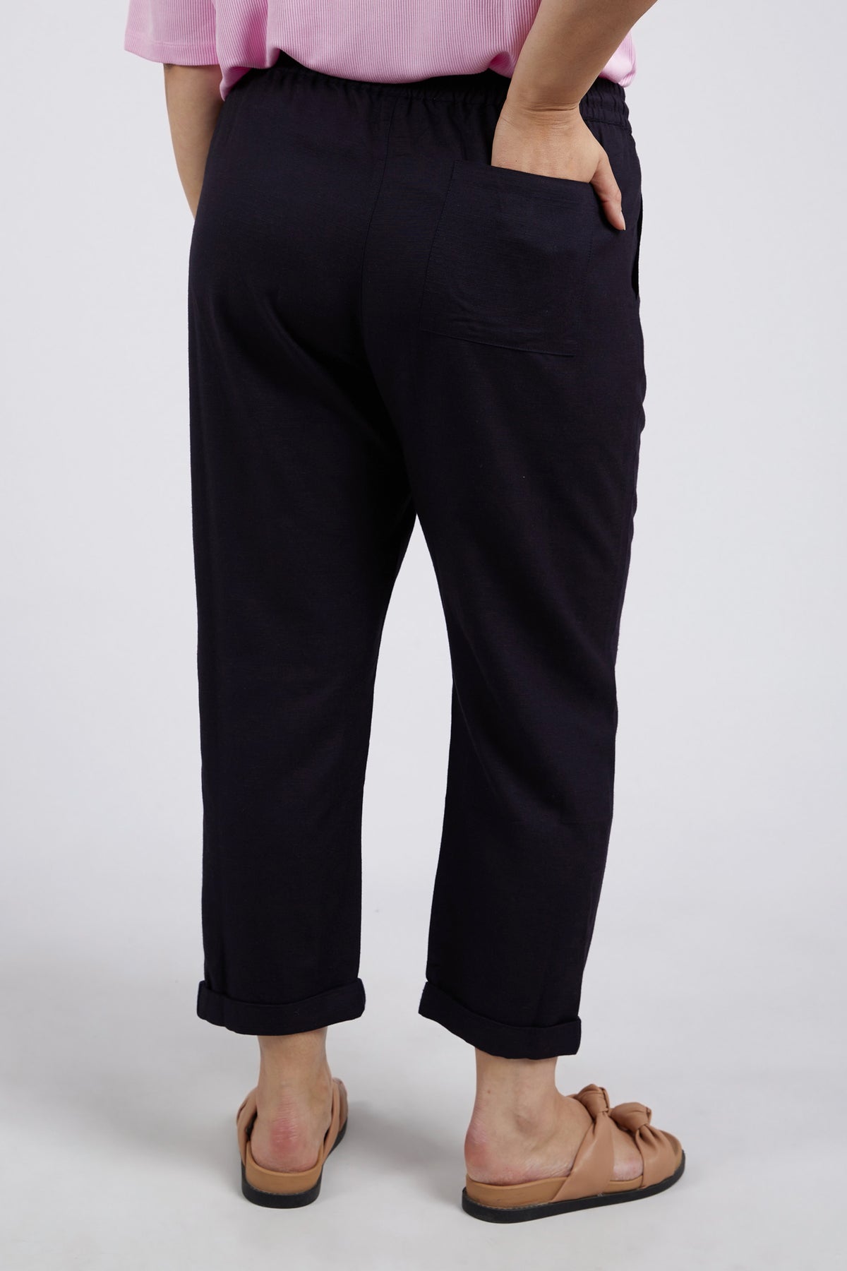 Clem Relaxed Pant Dark Sapphire