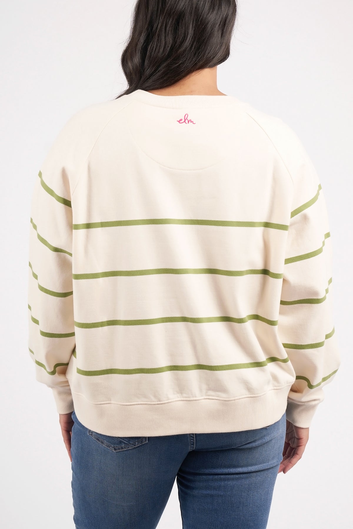 Summit Crew Fleece Pearl & Jungle Green