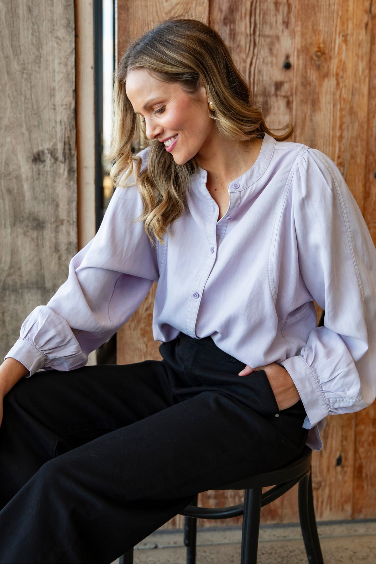 Bailey Shirt Dusty Lilac