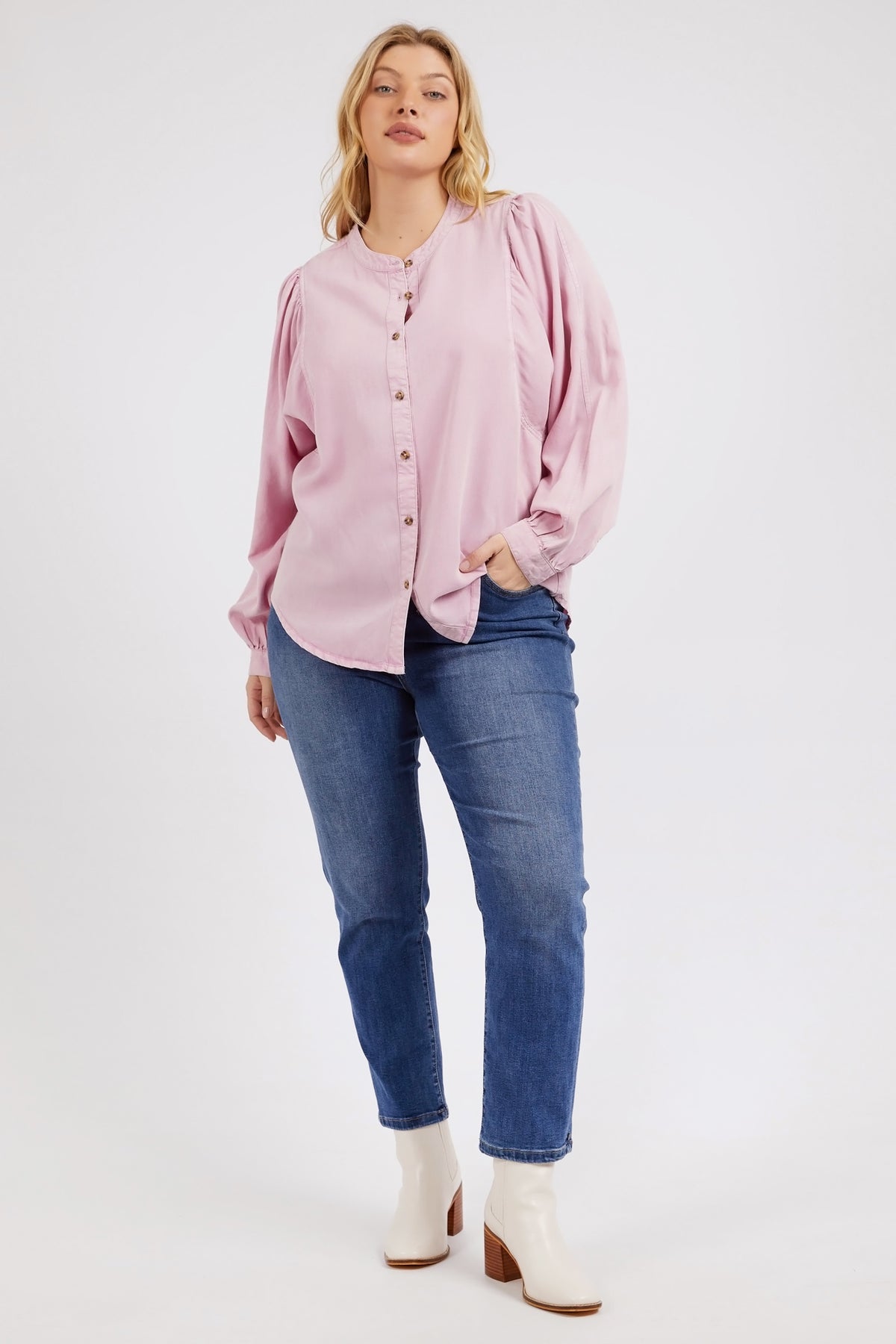 Bailey Shirt Peony Pink