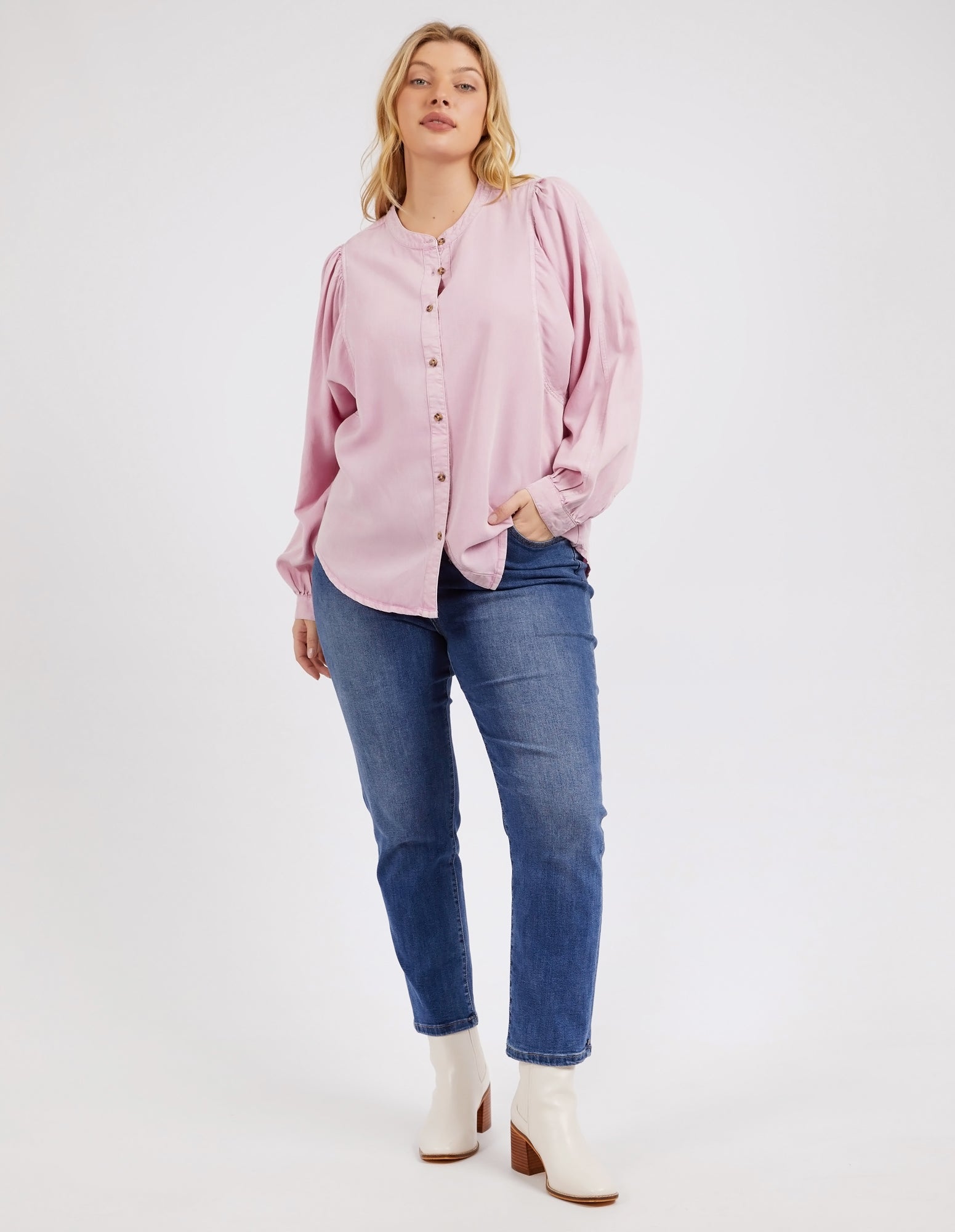 Bailey Shirt Peony Pink