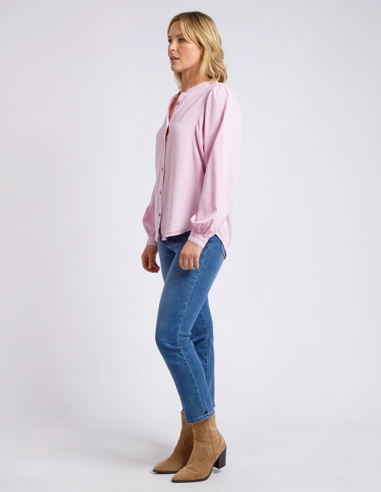 Bailey Shirt Peony Pink