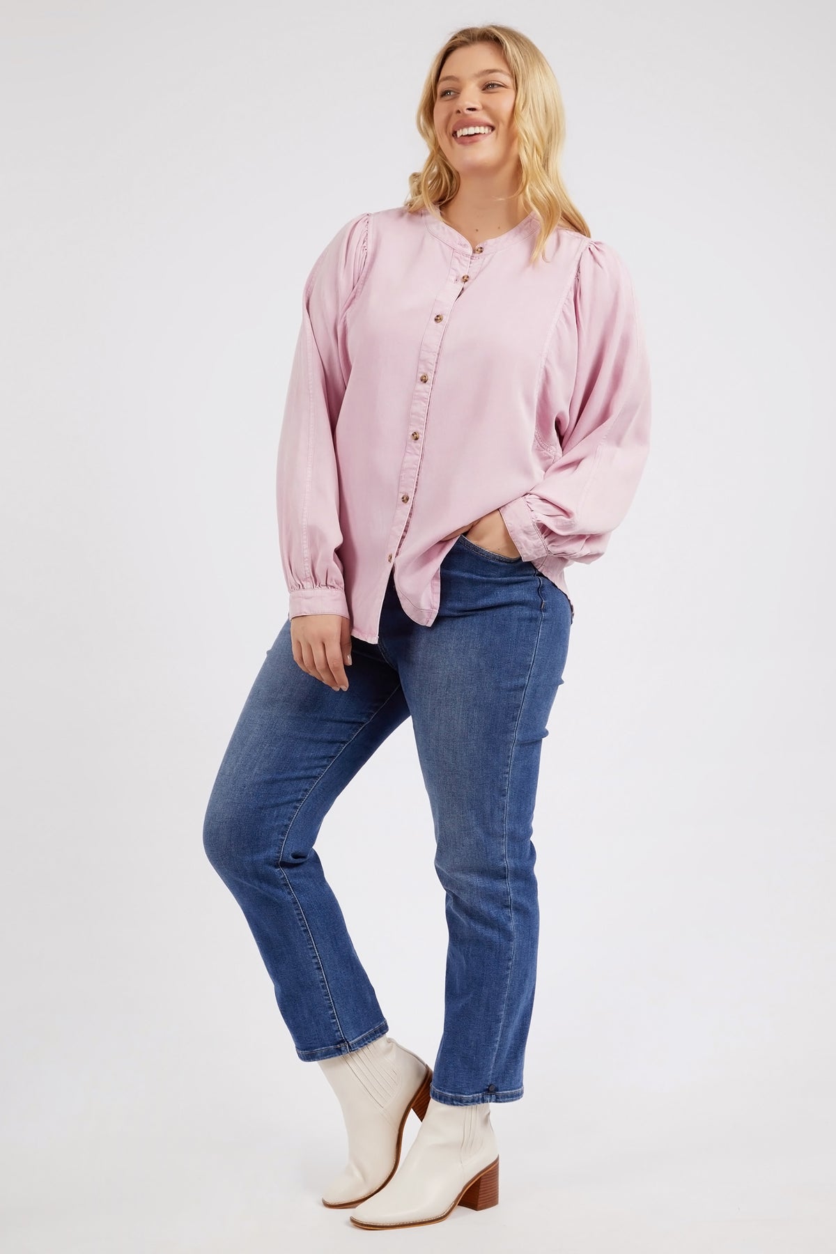 Bailey Shirt Peony Pink