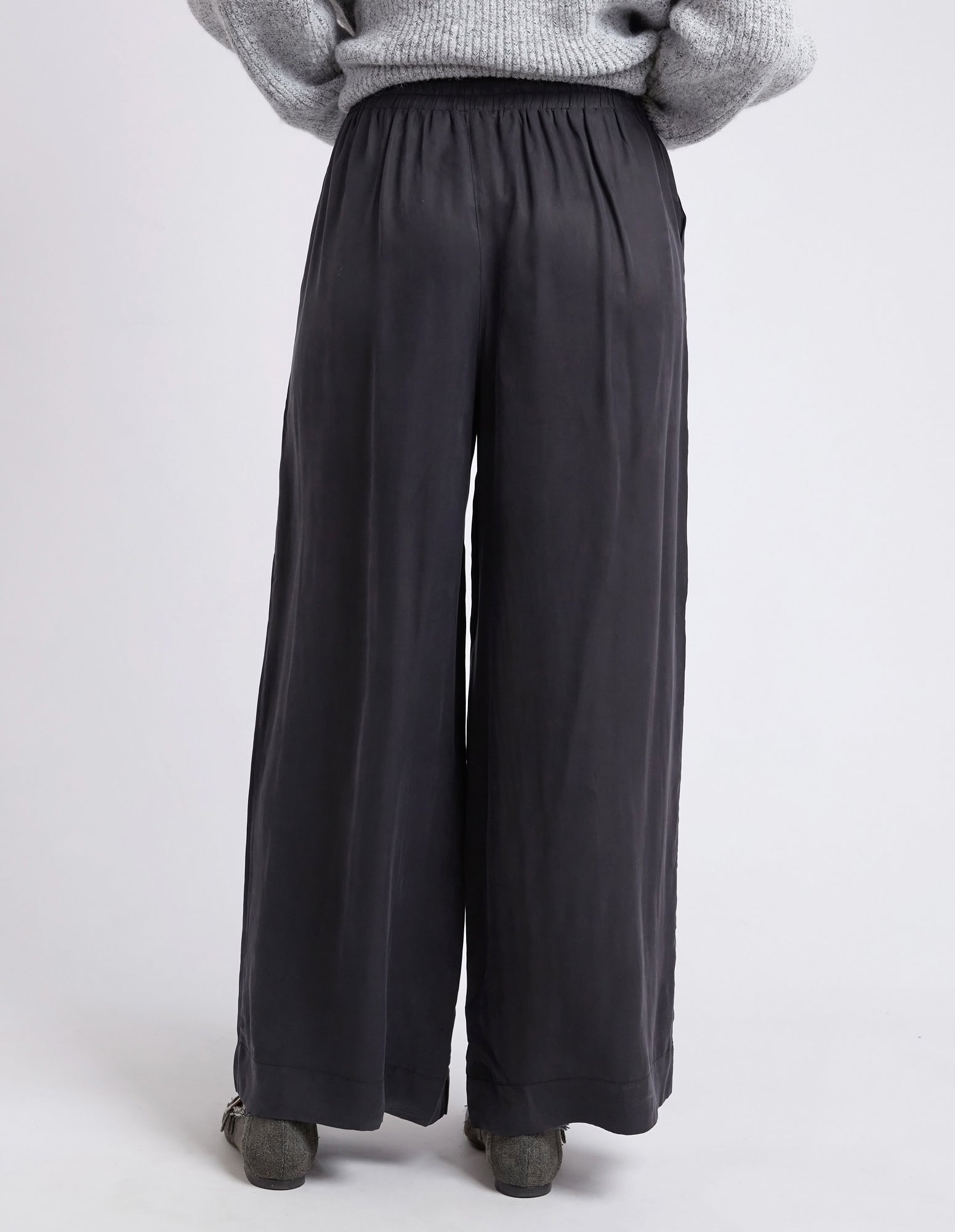 Callie Wide Leg Pant Black