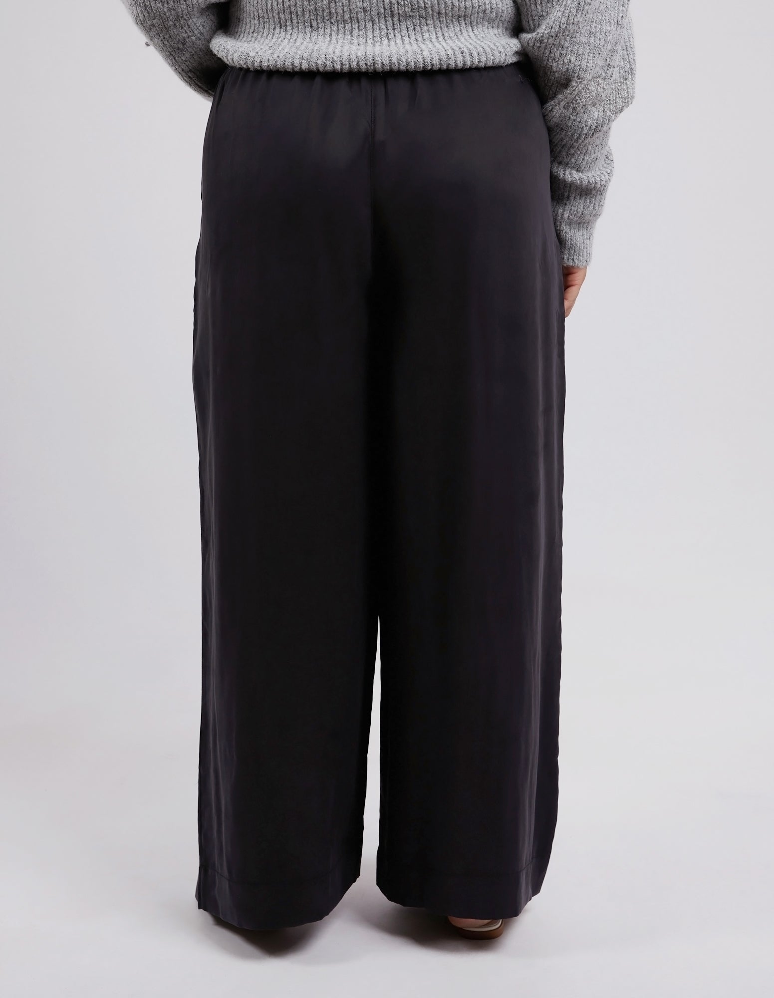 Callie Wide Leg Pant Black