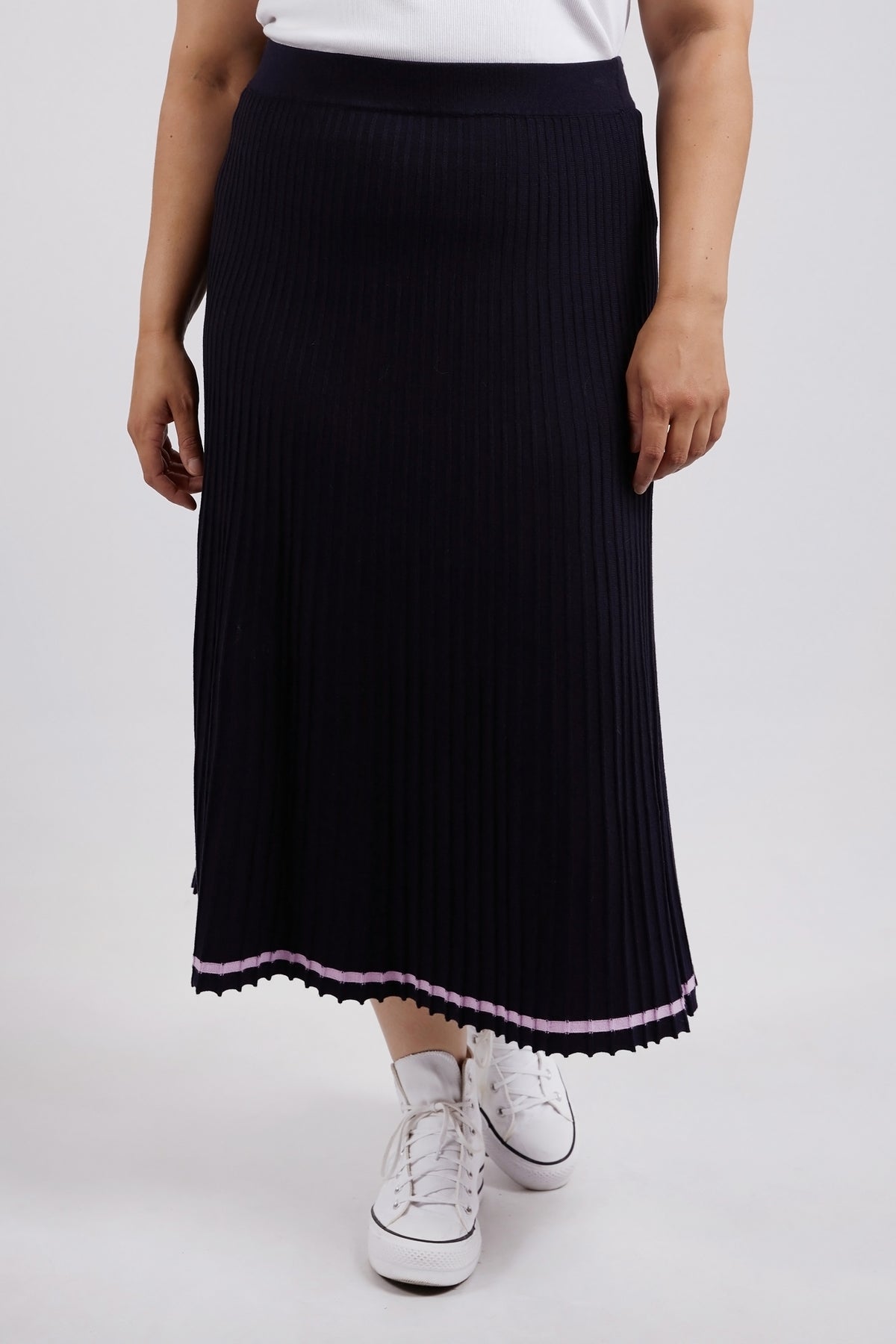 Tammy Knit Skirt Dark Sapphire