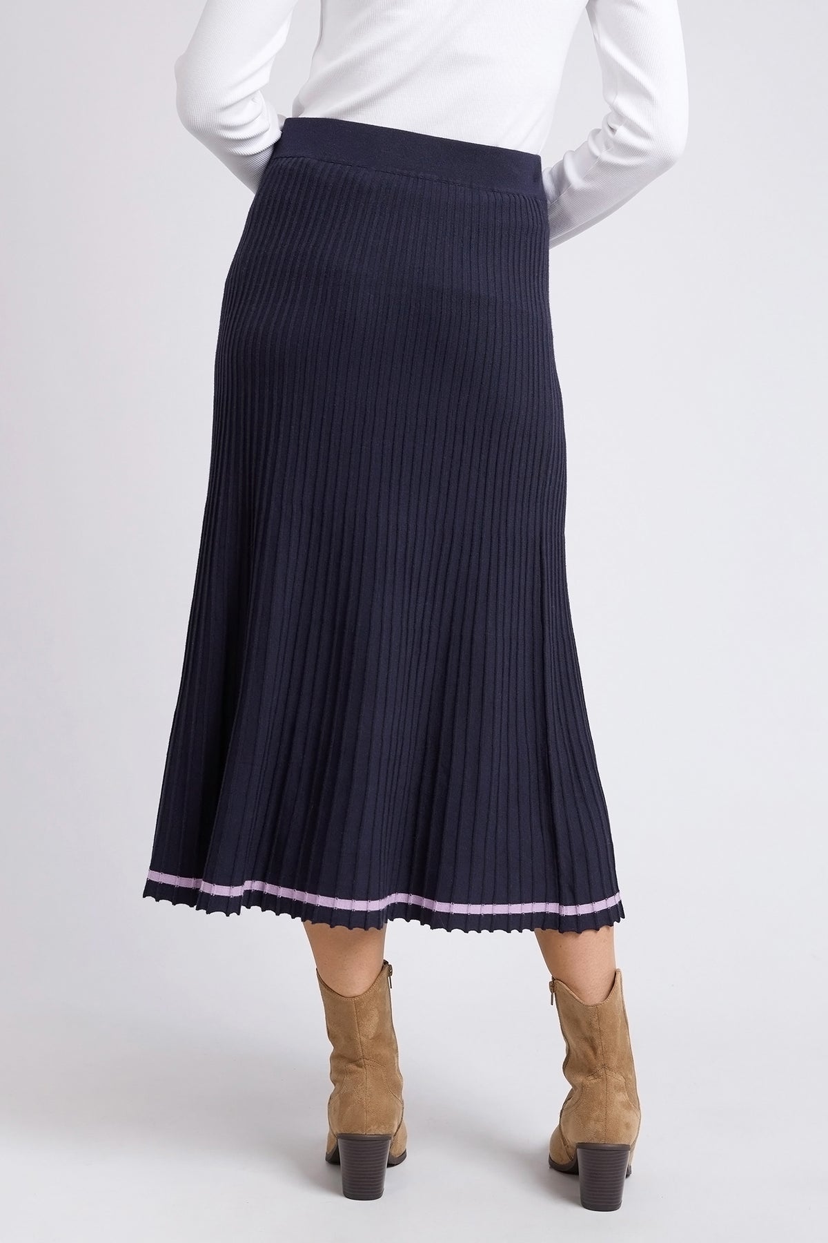 Tammy Knit Skirt Dark Sapphire