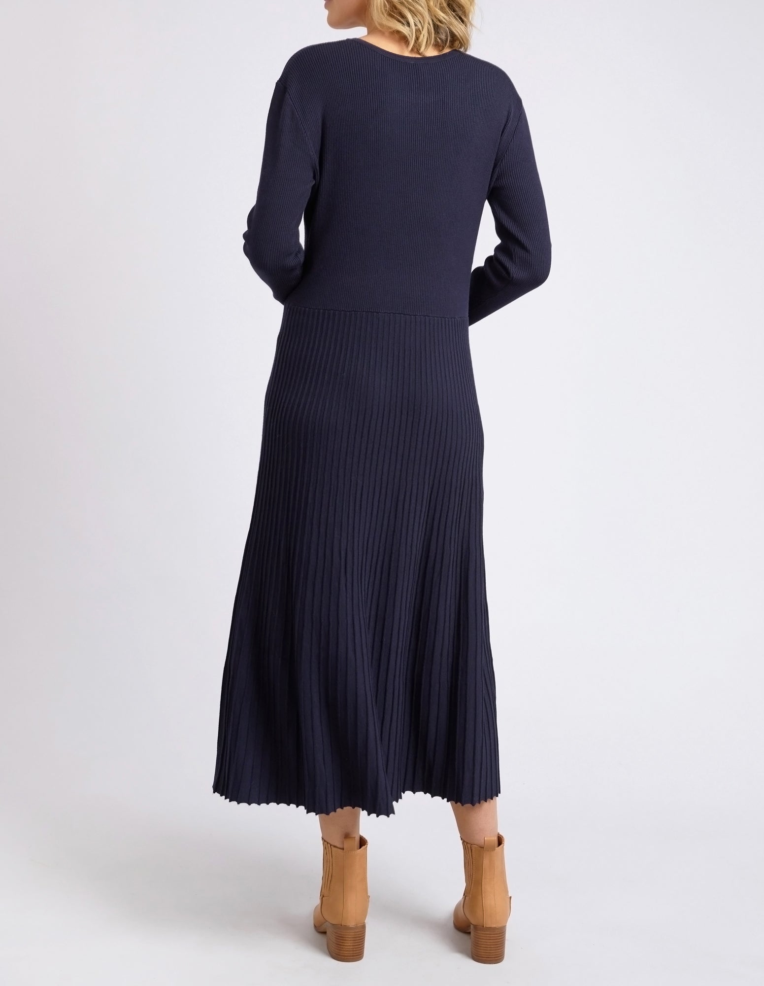 Tammy Knit Dress Dark Sapphire