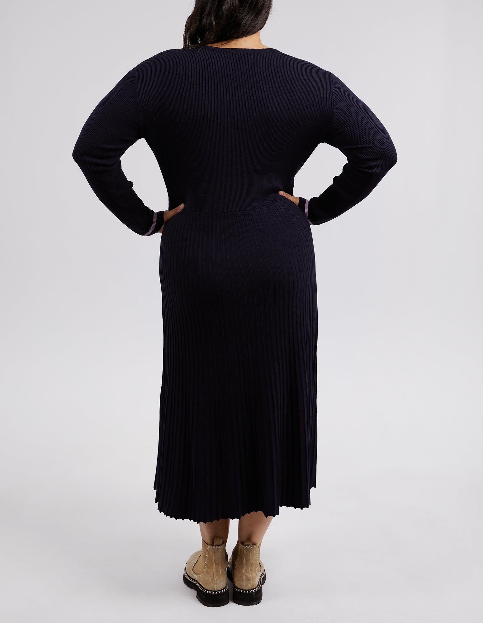 Tammy Knit Dress Dark Sapphire