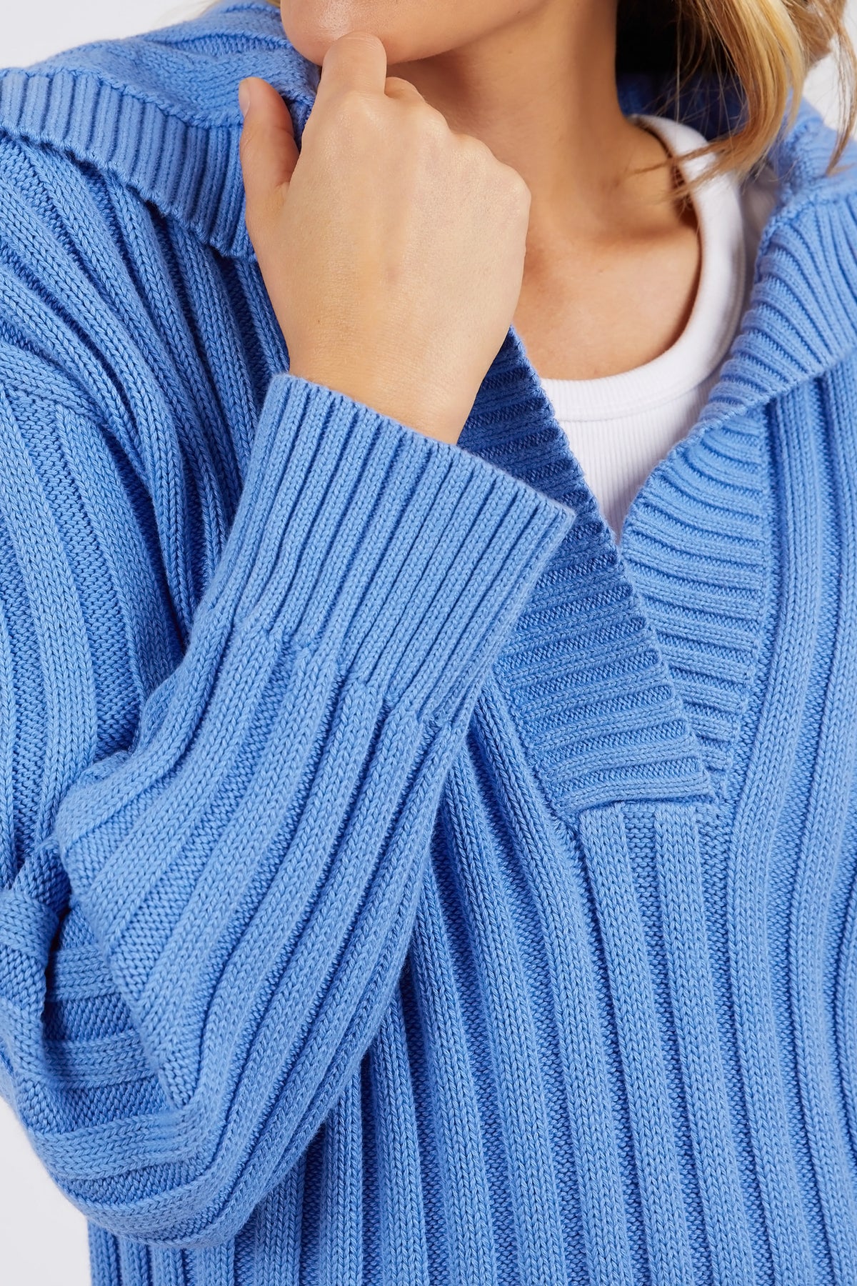 Addison Knit Cerulean Blue