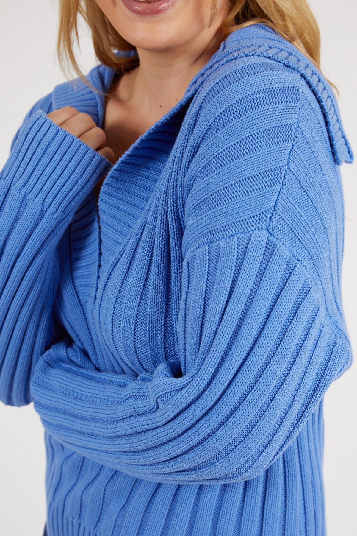 Addison Knit Cerulean Blue