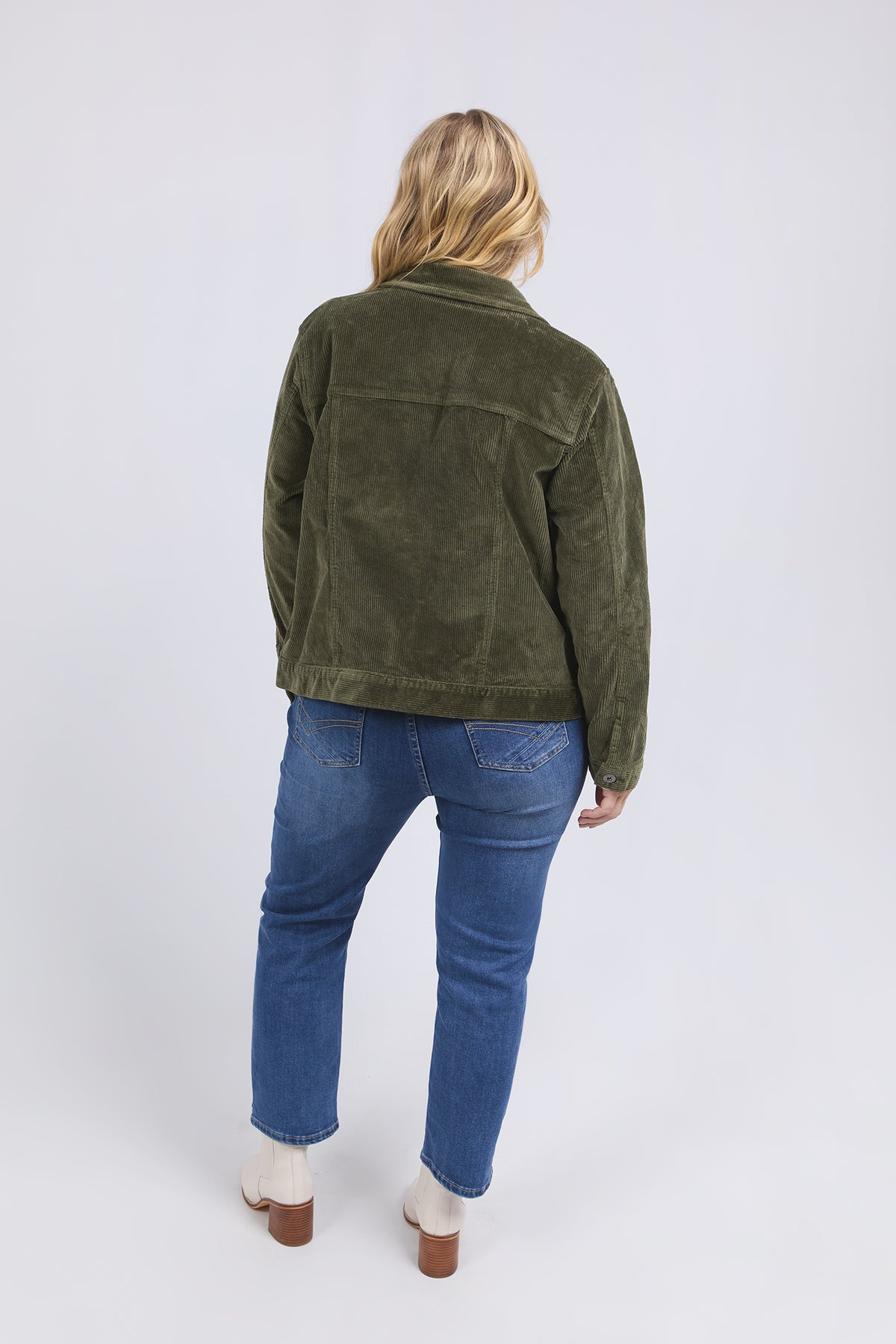 Fleur Cord Jacket Clover