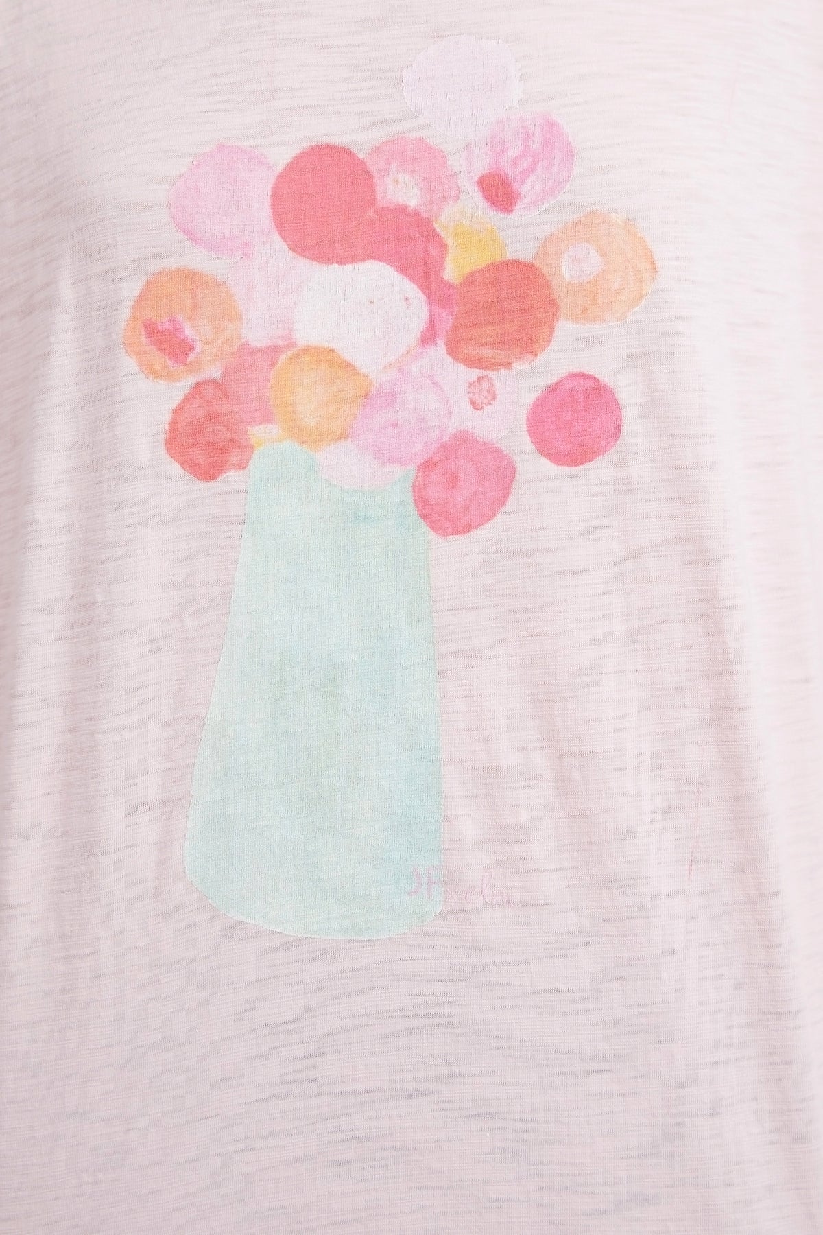 Janey Floral Tee Splendid Pink