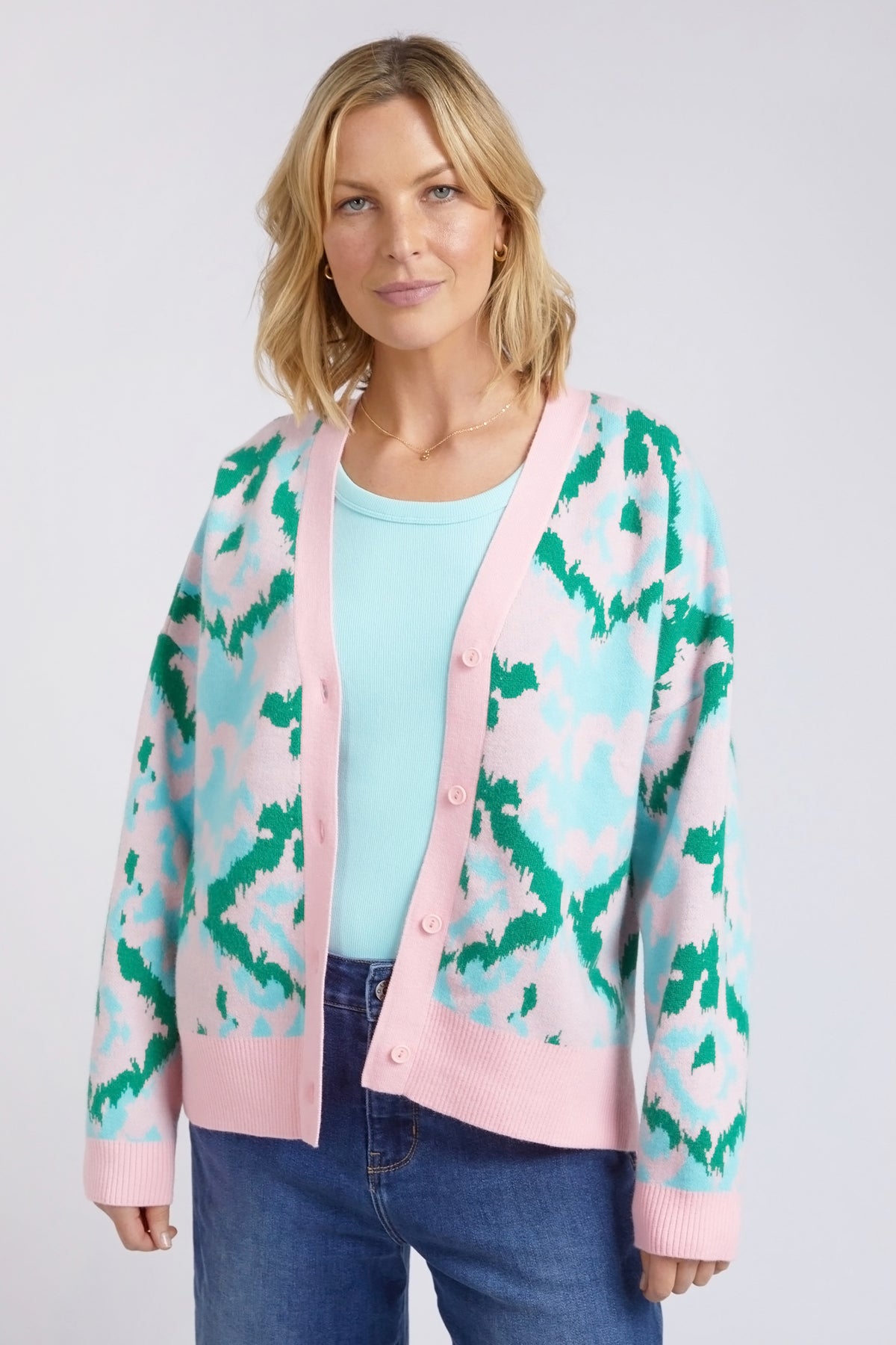 Janey Cardi Splendid Pink